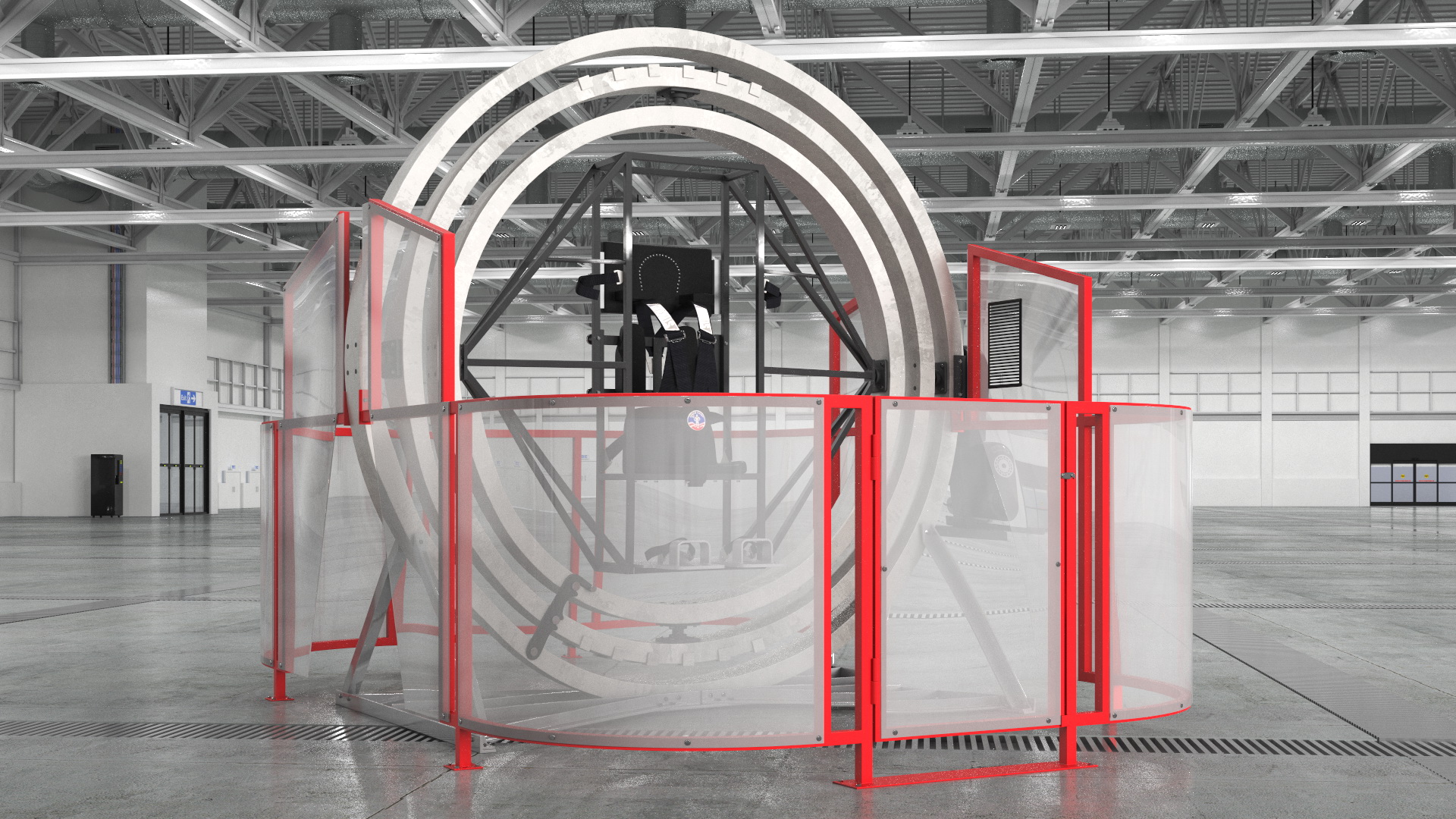 3D Astronaut Multi Axis Trainer model