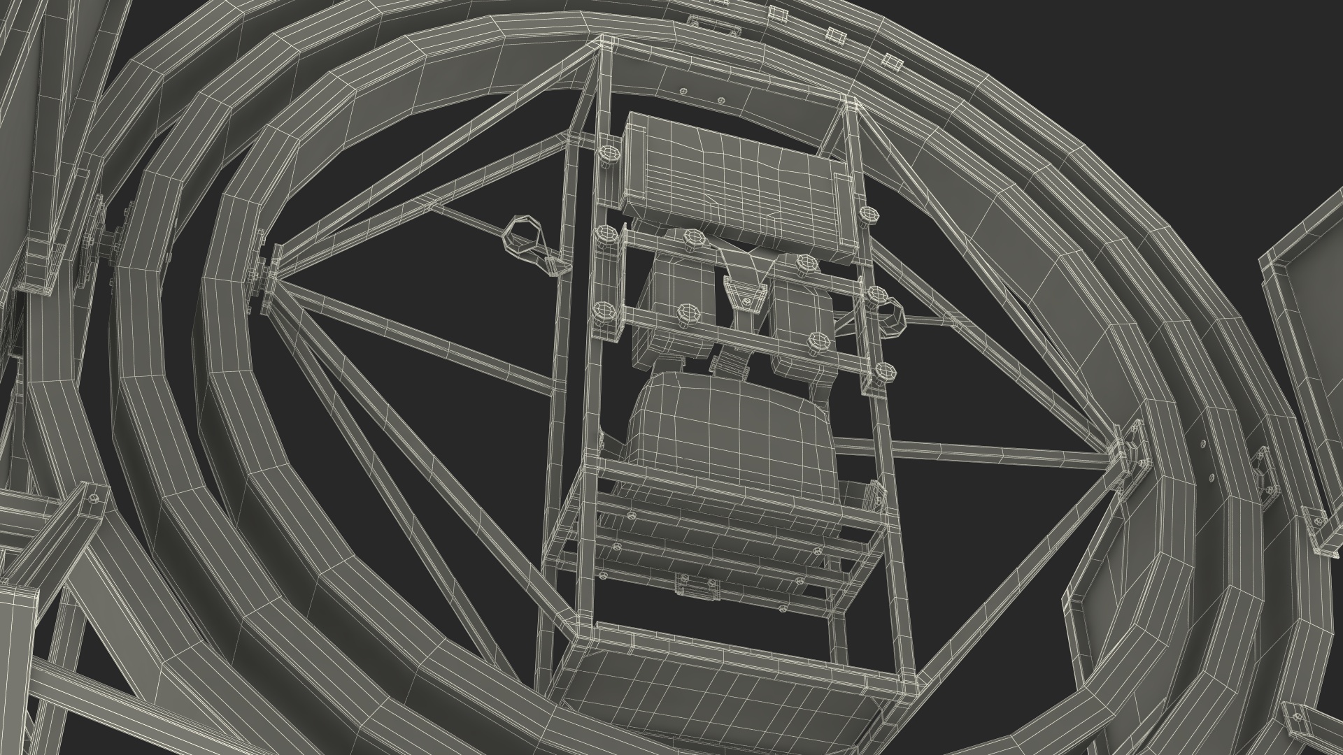 3D Astronaut Multi Axis Trainer model