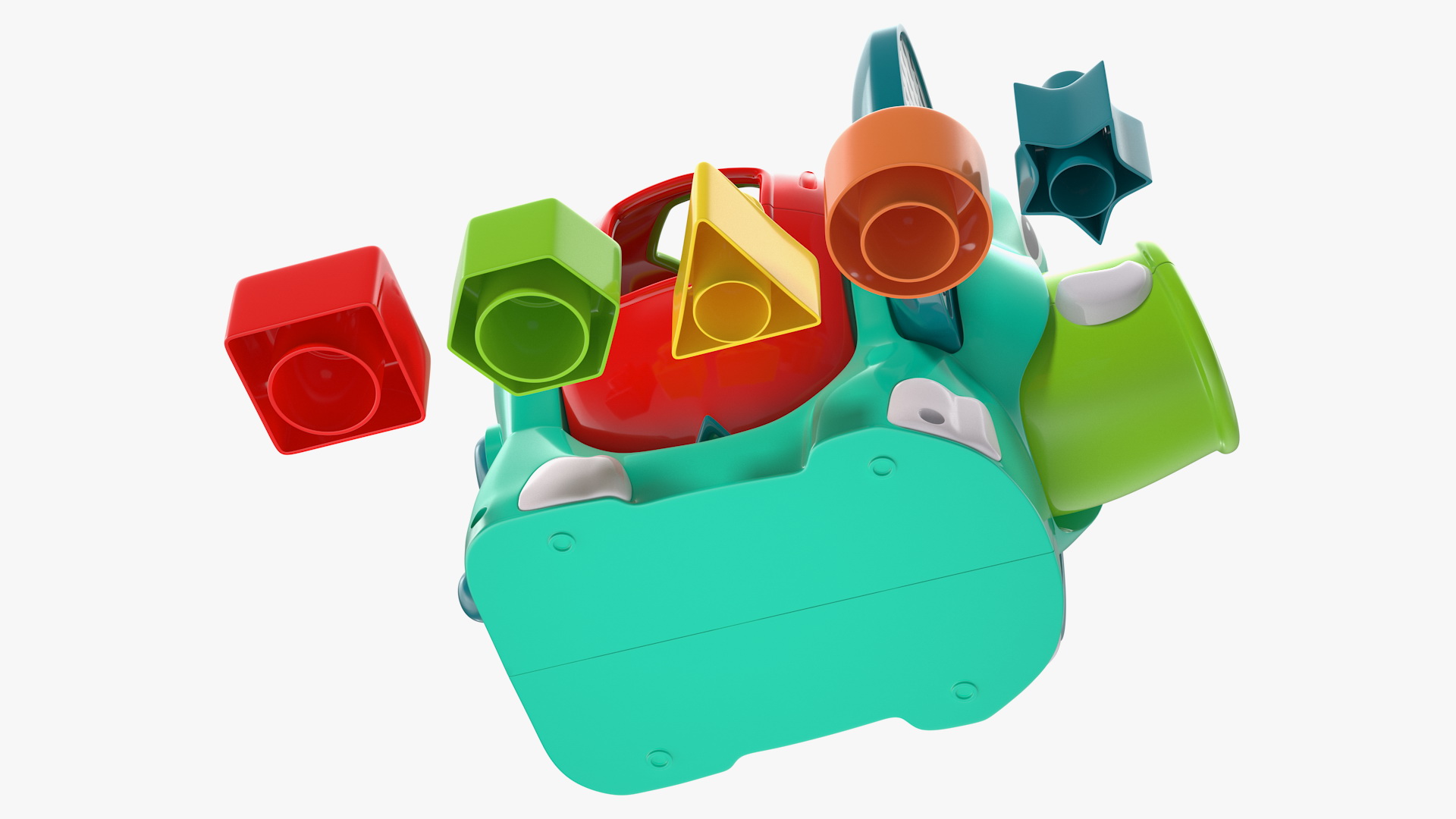 3D Jumbo Elephant Shape Sorter Toy