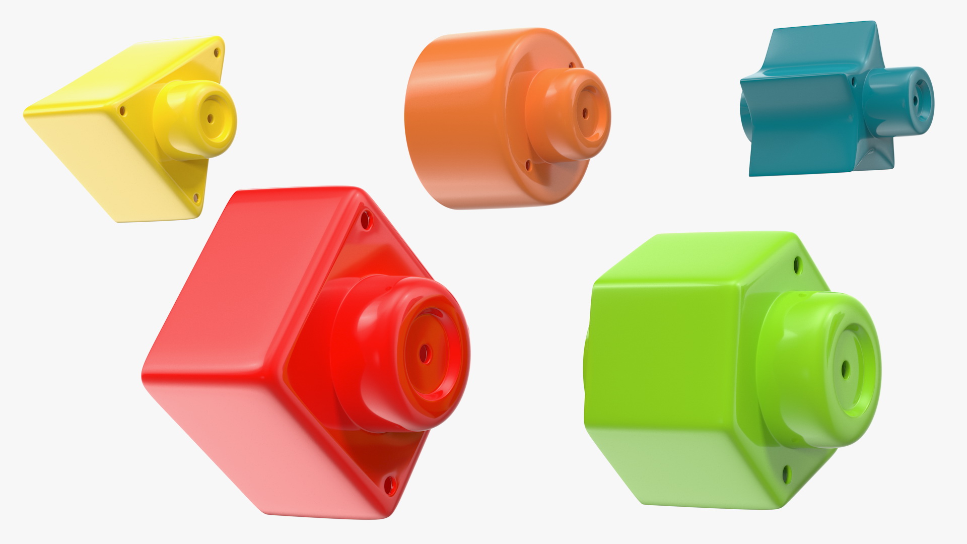 3D Jumbo Elephant Shape Sorter Toy