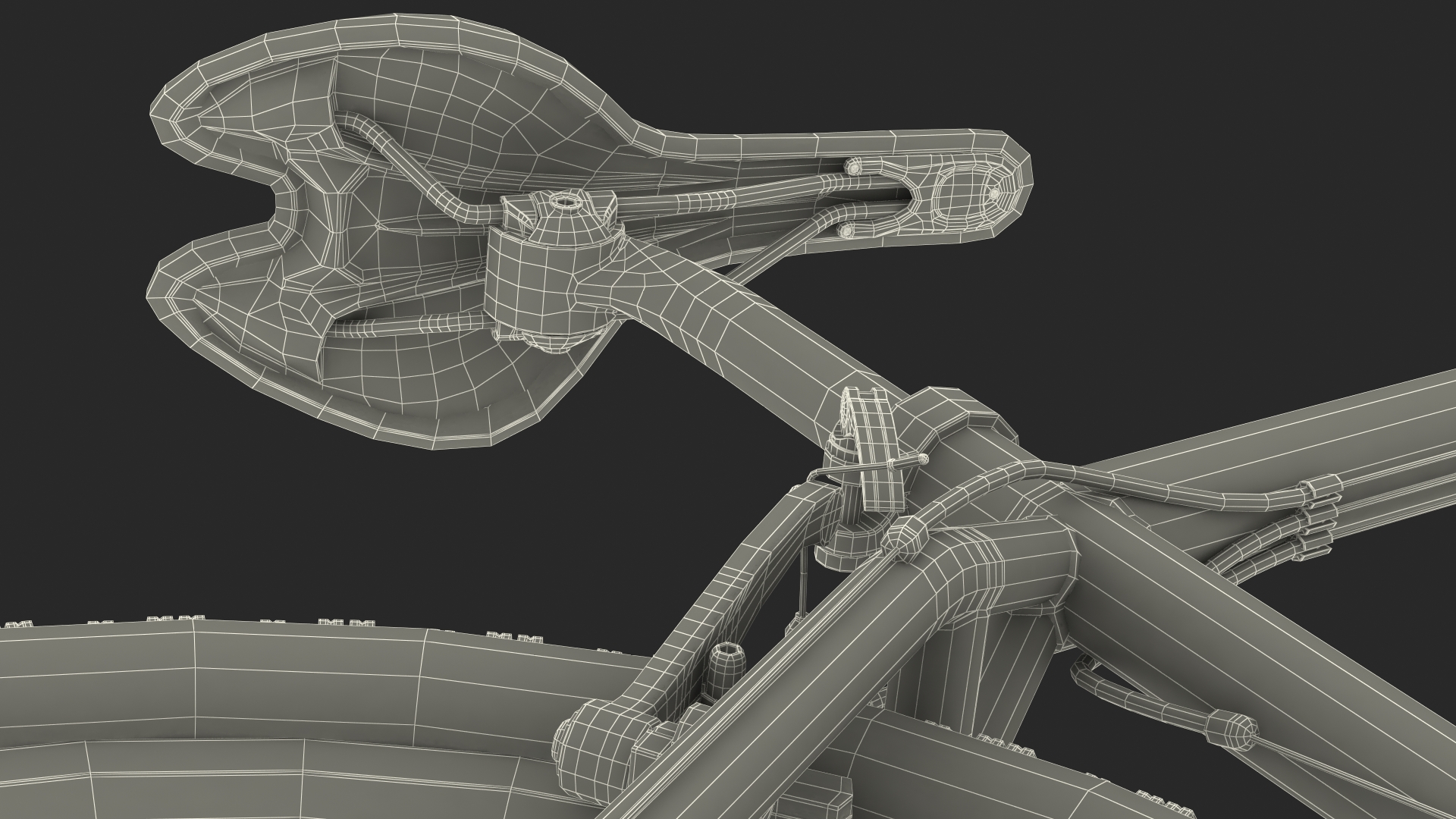 Audi E-tron with Thule EasyFold XT2 Mountain Bike 3D model