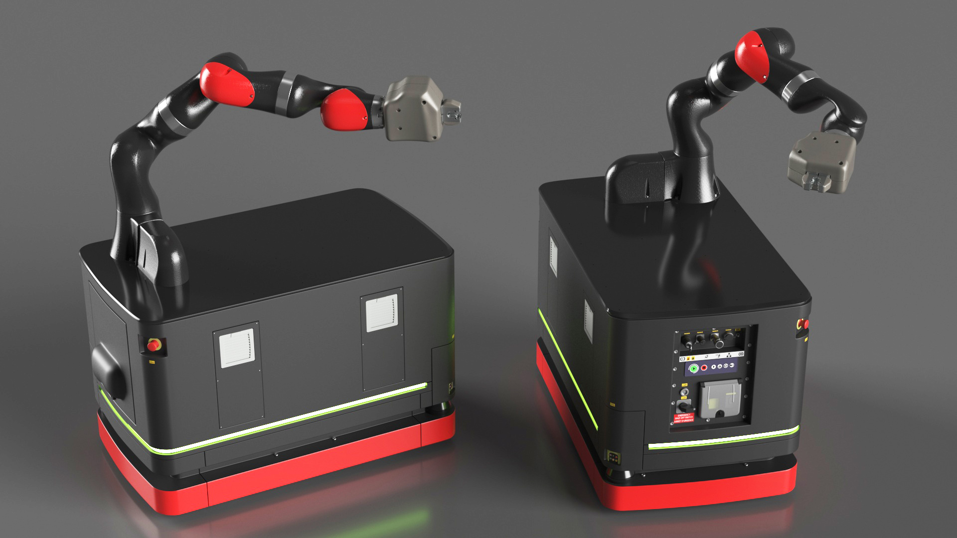 Autonomous Robot Hand with Manipulator Rigged for Maya 3D model