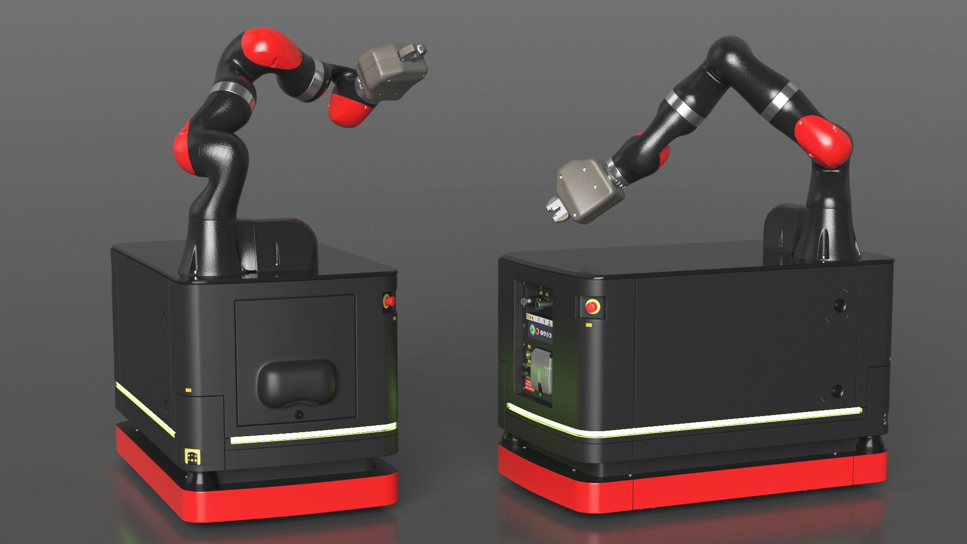 Autonomous Robot Hand with Manipulator Rigged for Maya 3D model