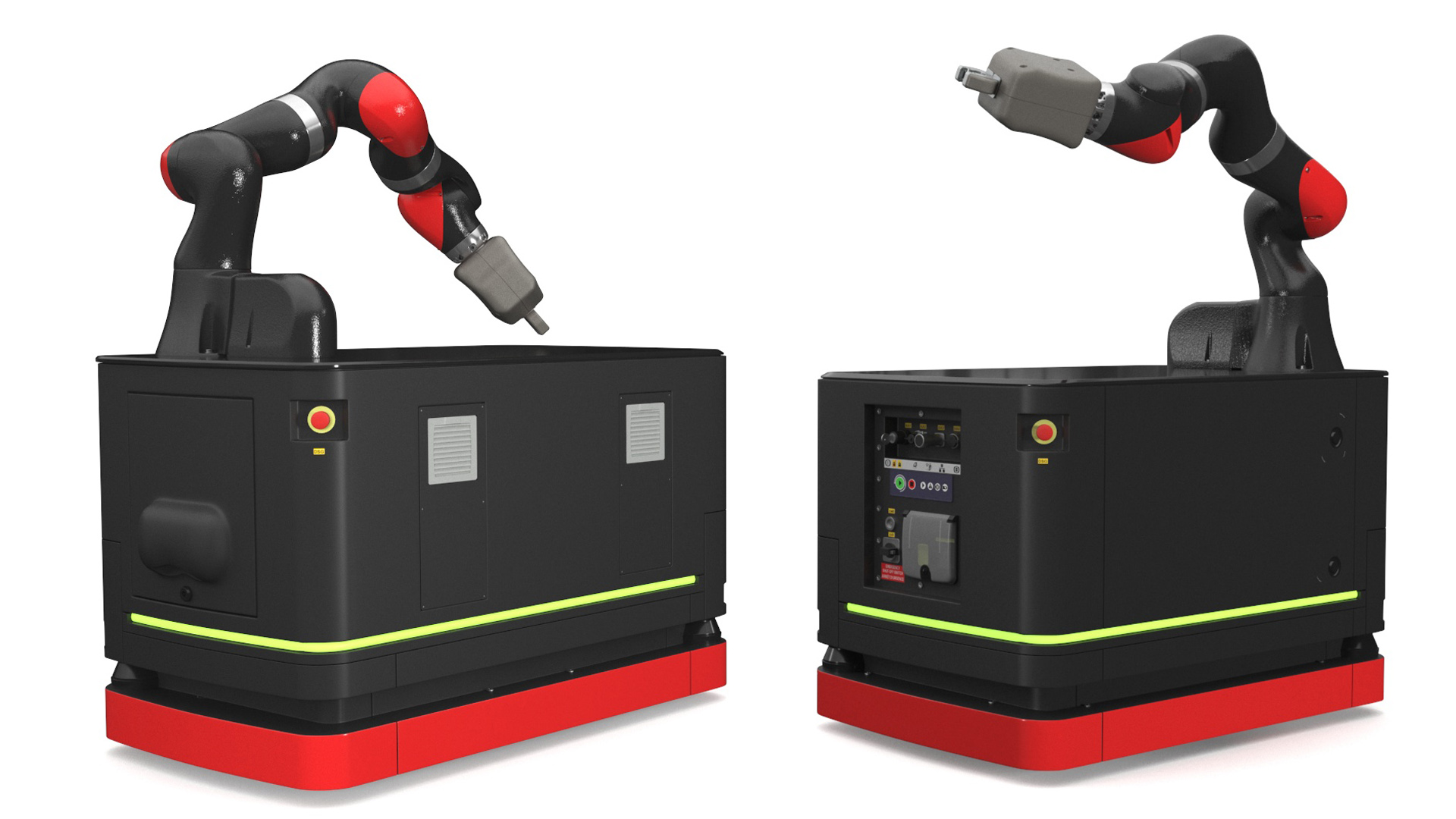 Autonomous Robot Hand with Manipulator Rigged for Maya 3D model