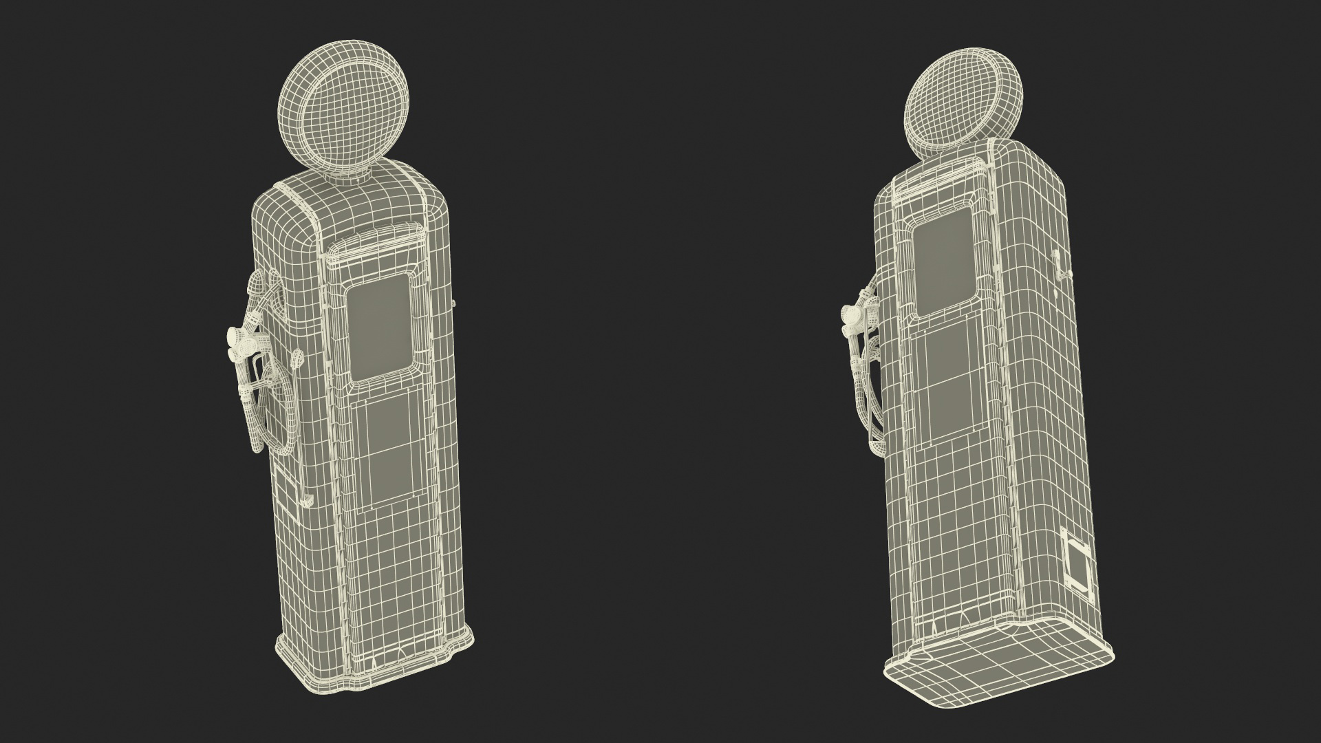 3D Vintage Gas Pump