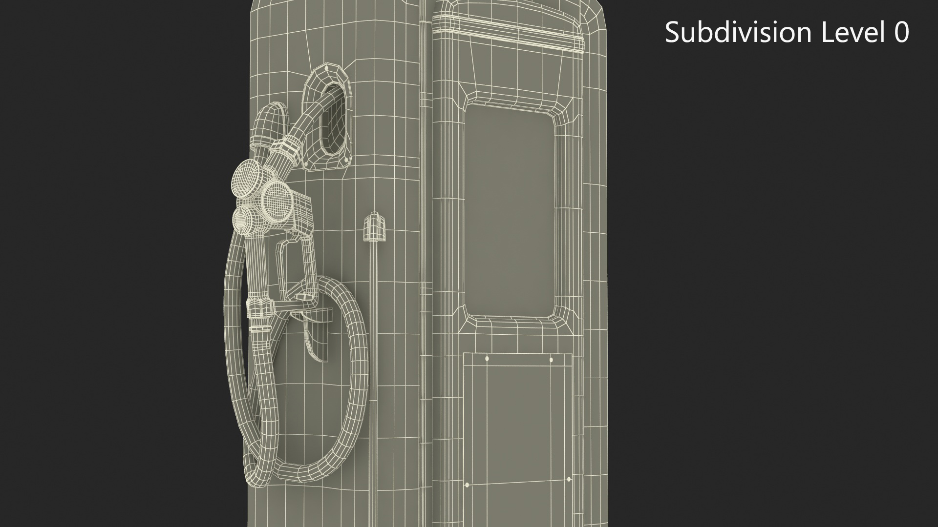 3D Vintage Gas Pump