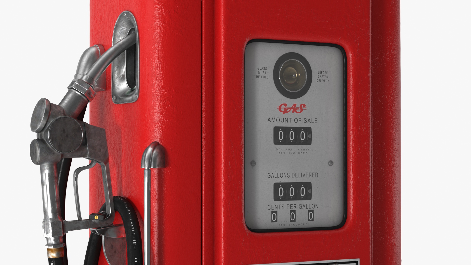 3D Vintage Gas Pump