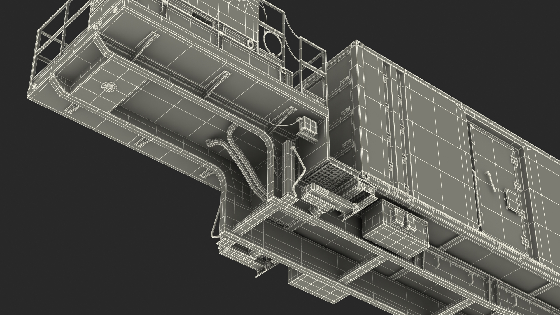 US Army Typhon Battery Operation Center 3D model
