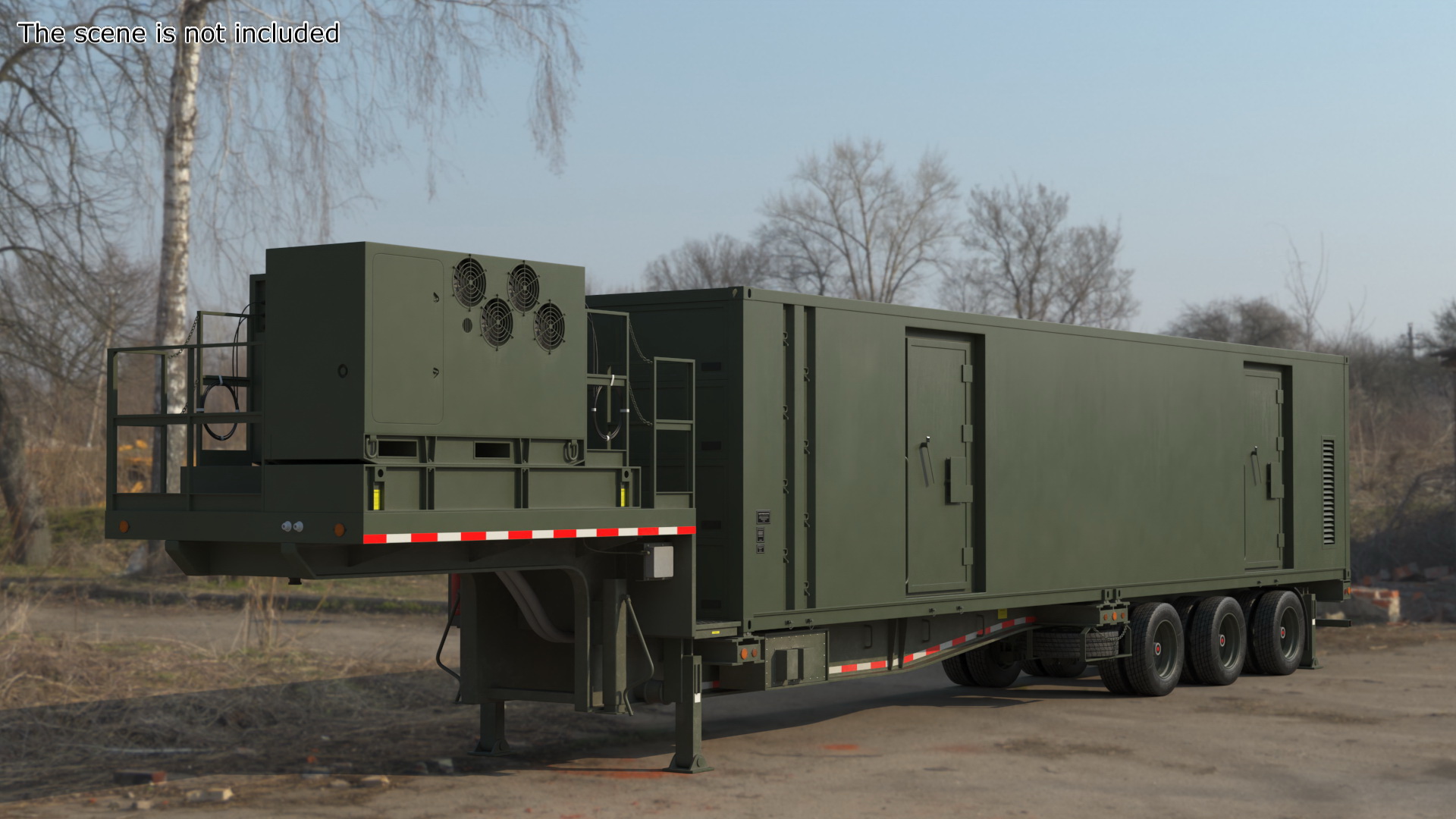 US Army Typhon Battery Operation Center 3D model