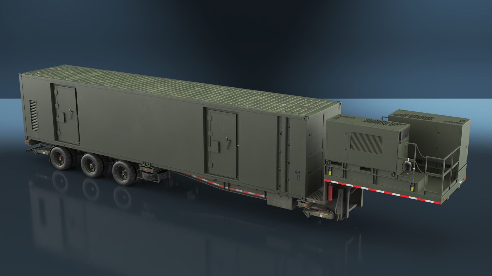 US Army Typhon Battery Operation Center 3D model