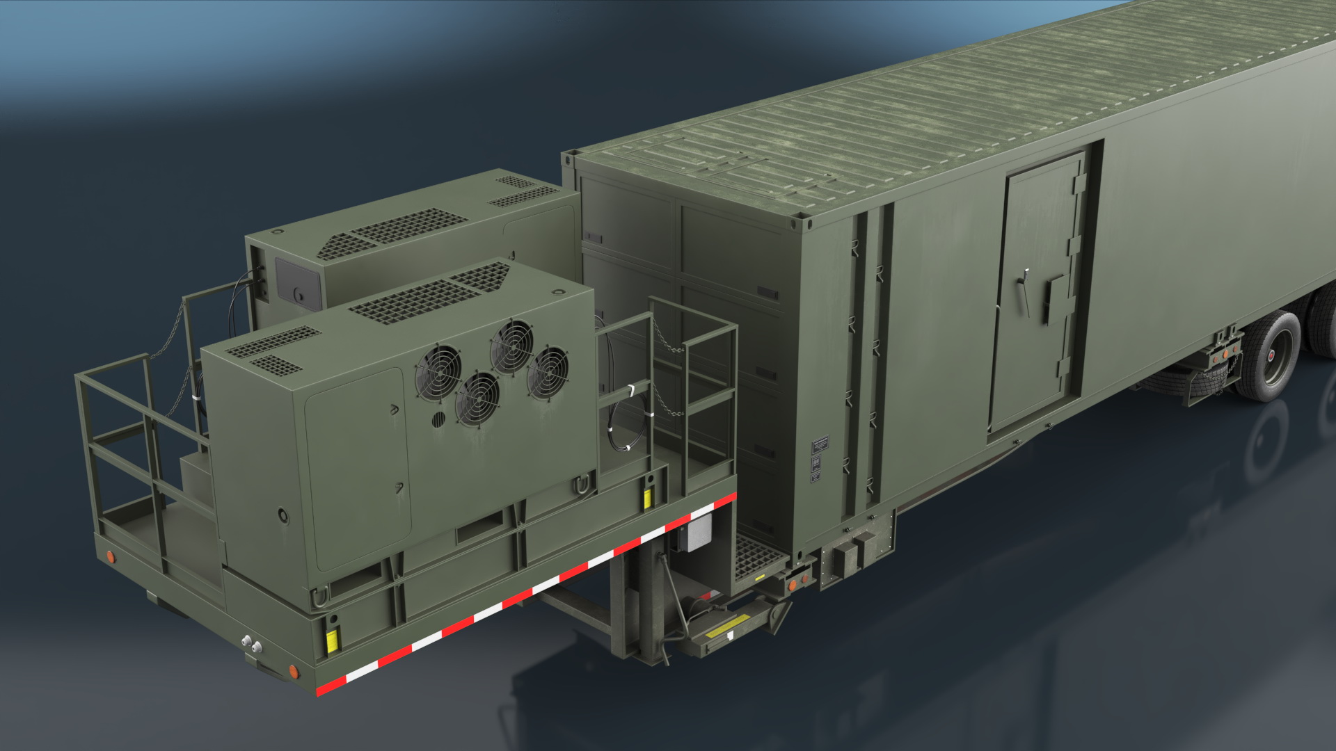 US Army Typhon Battery Operation Center 3D model