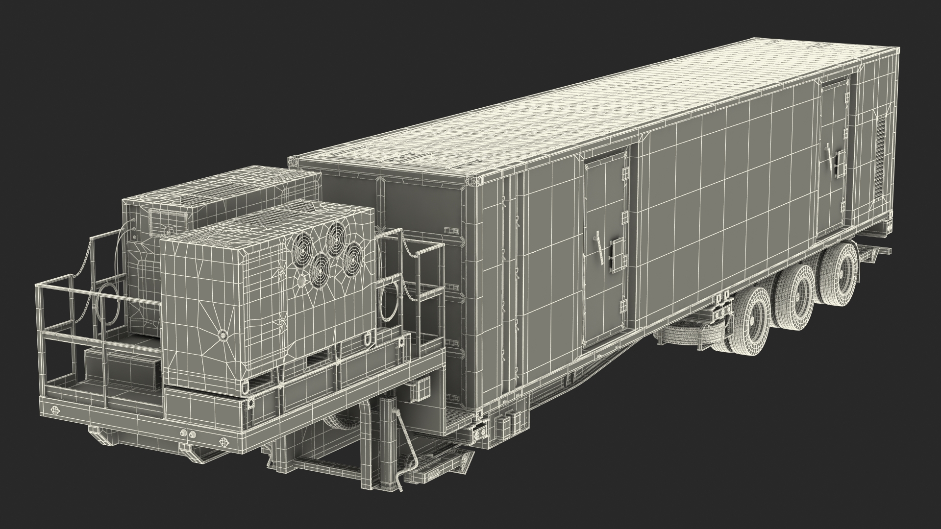 US Army Typhon Battery Operation Center 3D model