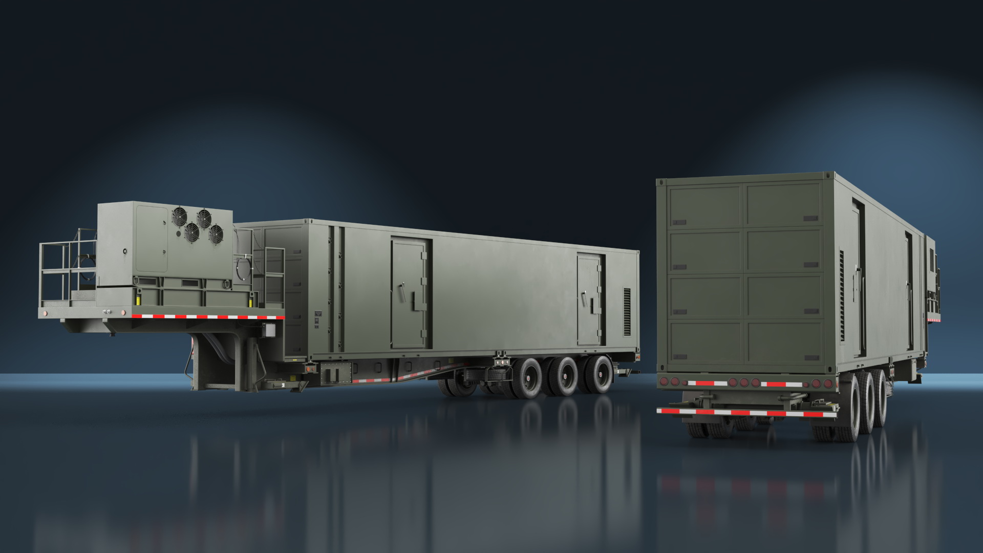 US Army Typhon Battery Operation Center 3D model