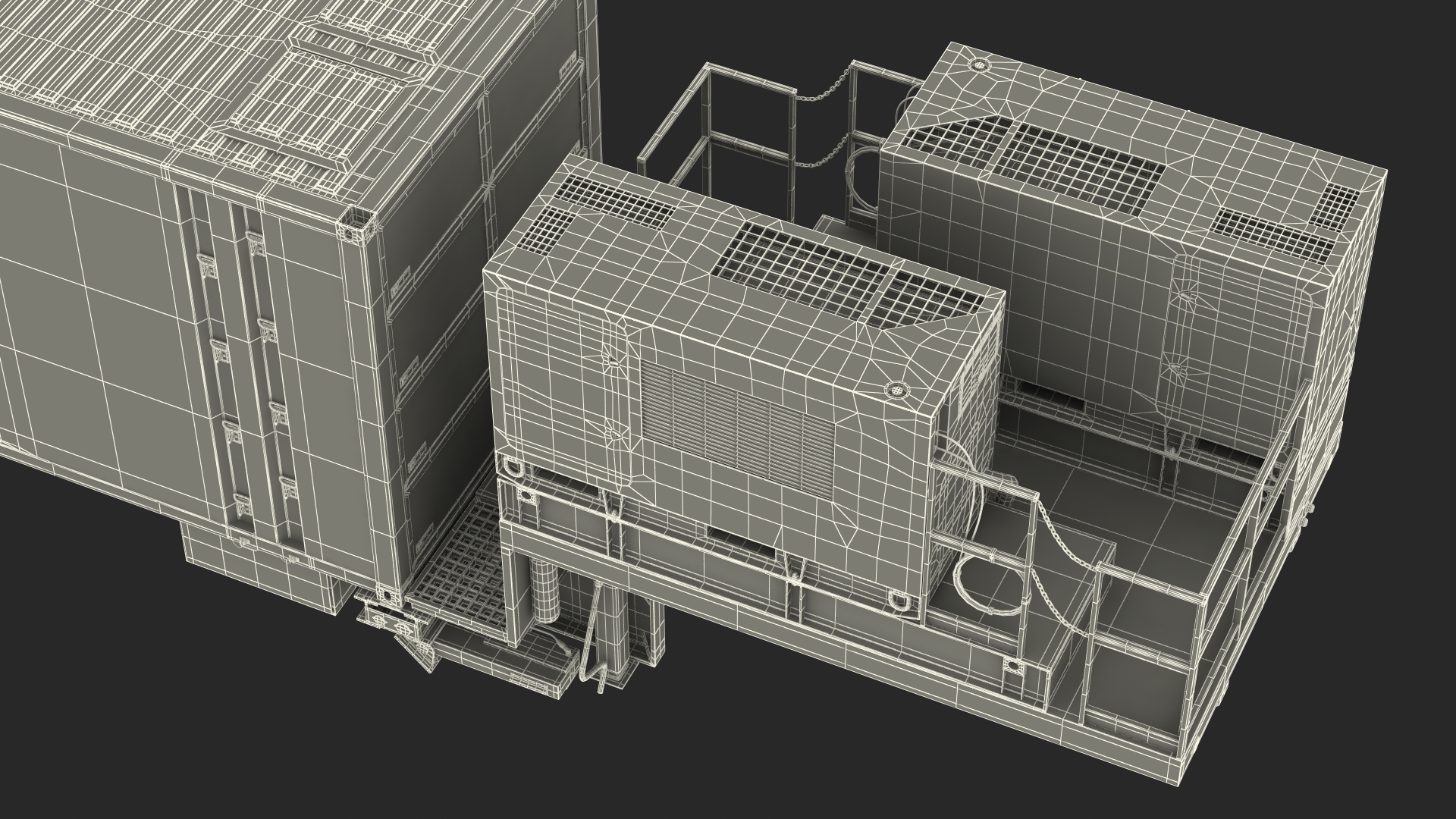US Army Typhon Battery Operation Center 3D model