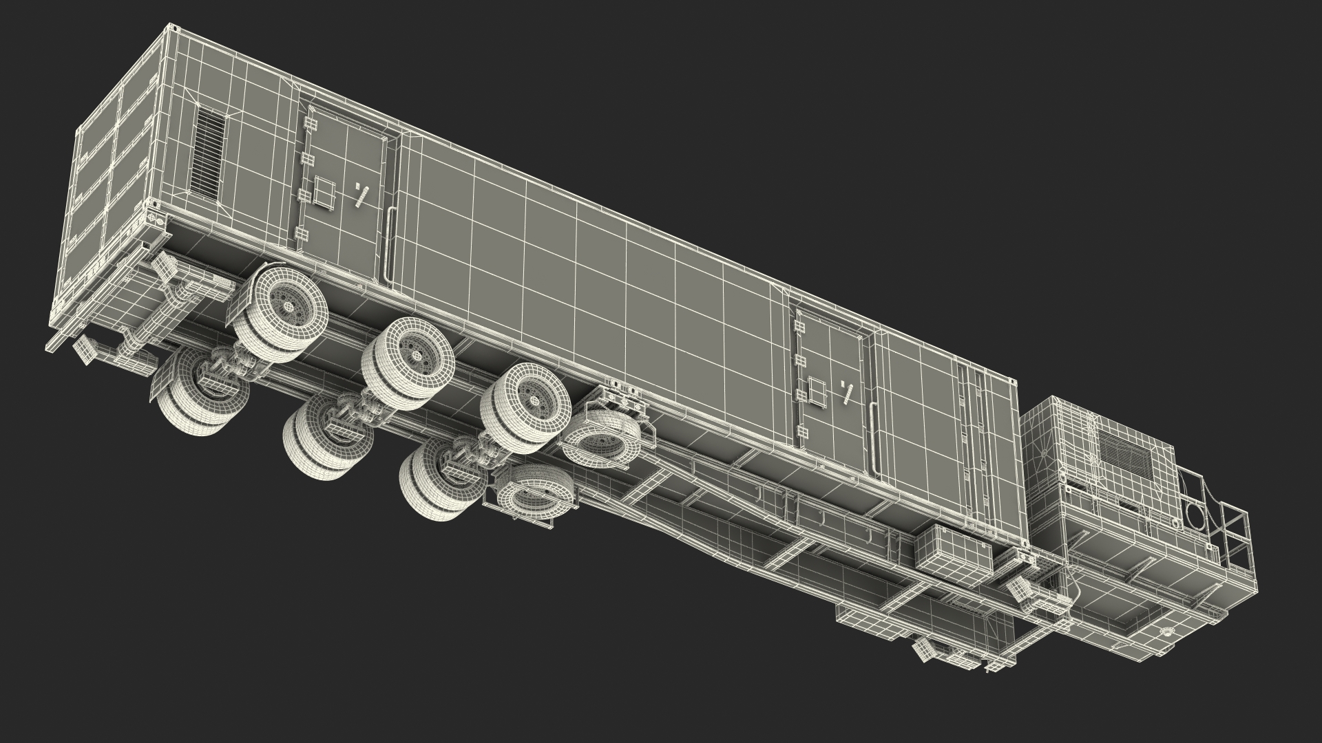 US Army Typhon Battery Operation Center 3D model