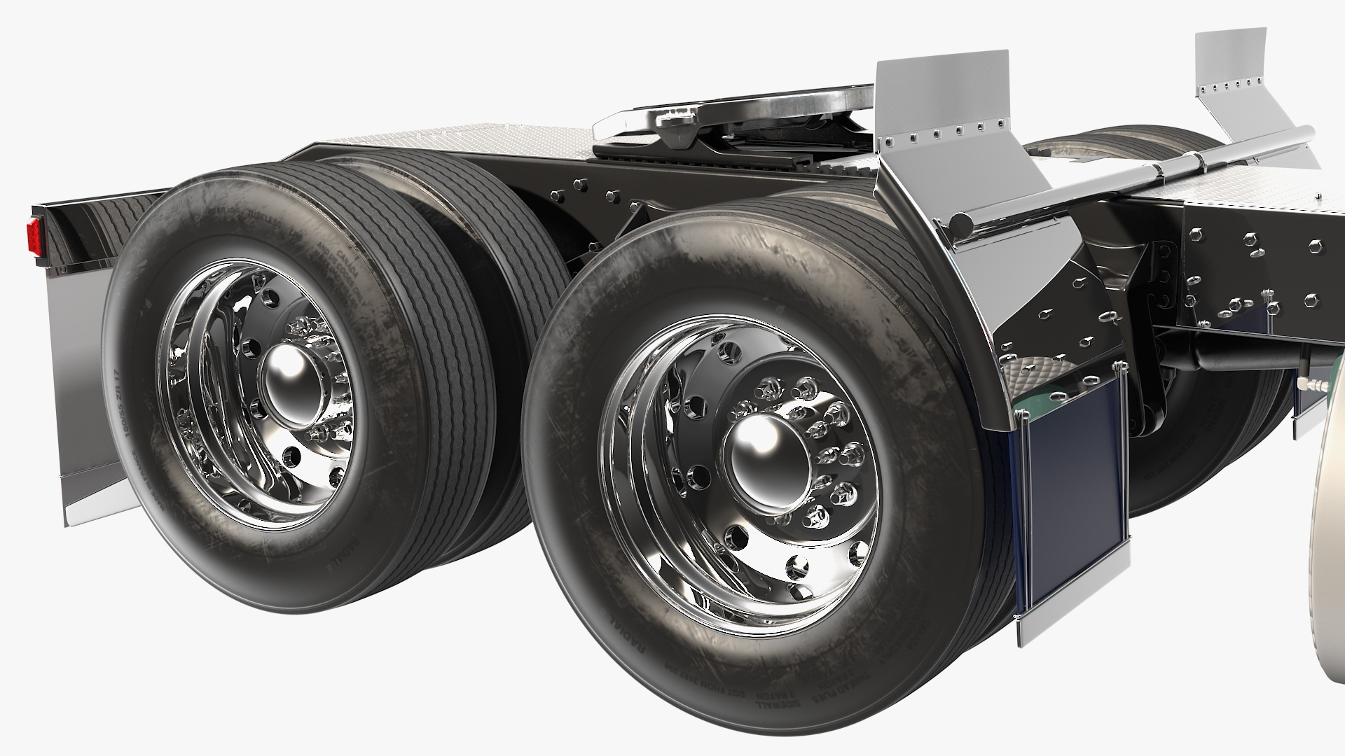 Cabover Truck Simple Interior 3D model
