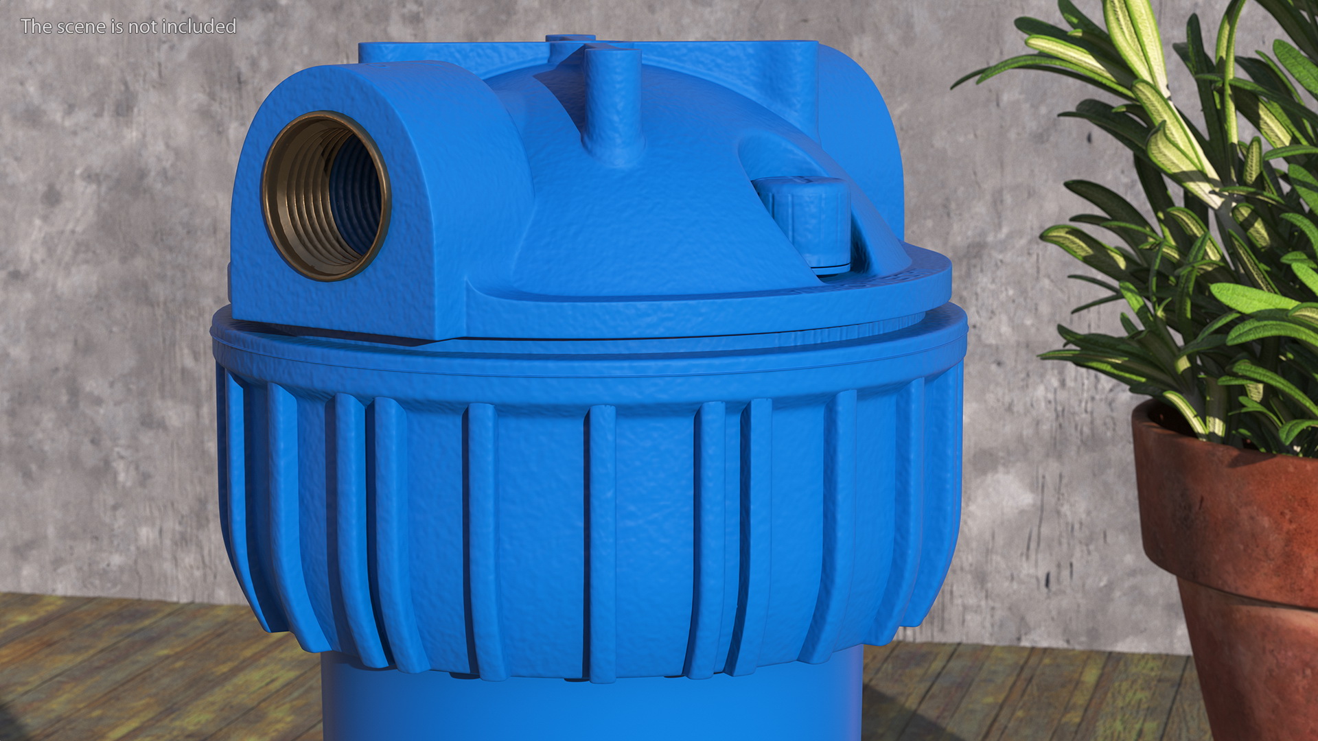 3D model Water Filter Housing Blue
