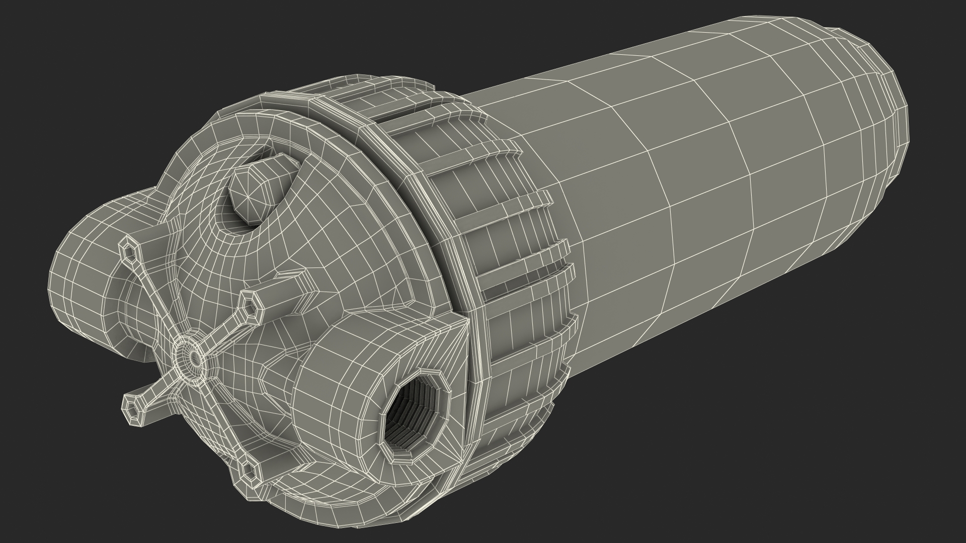 3D model Water Filter Housing Blue