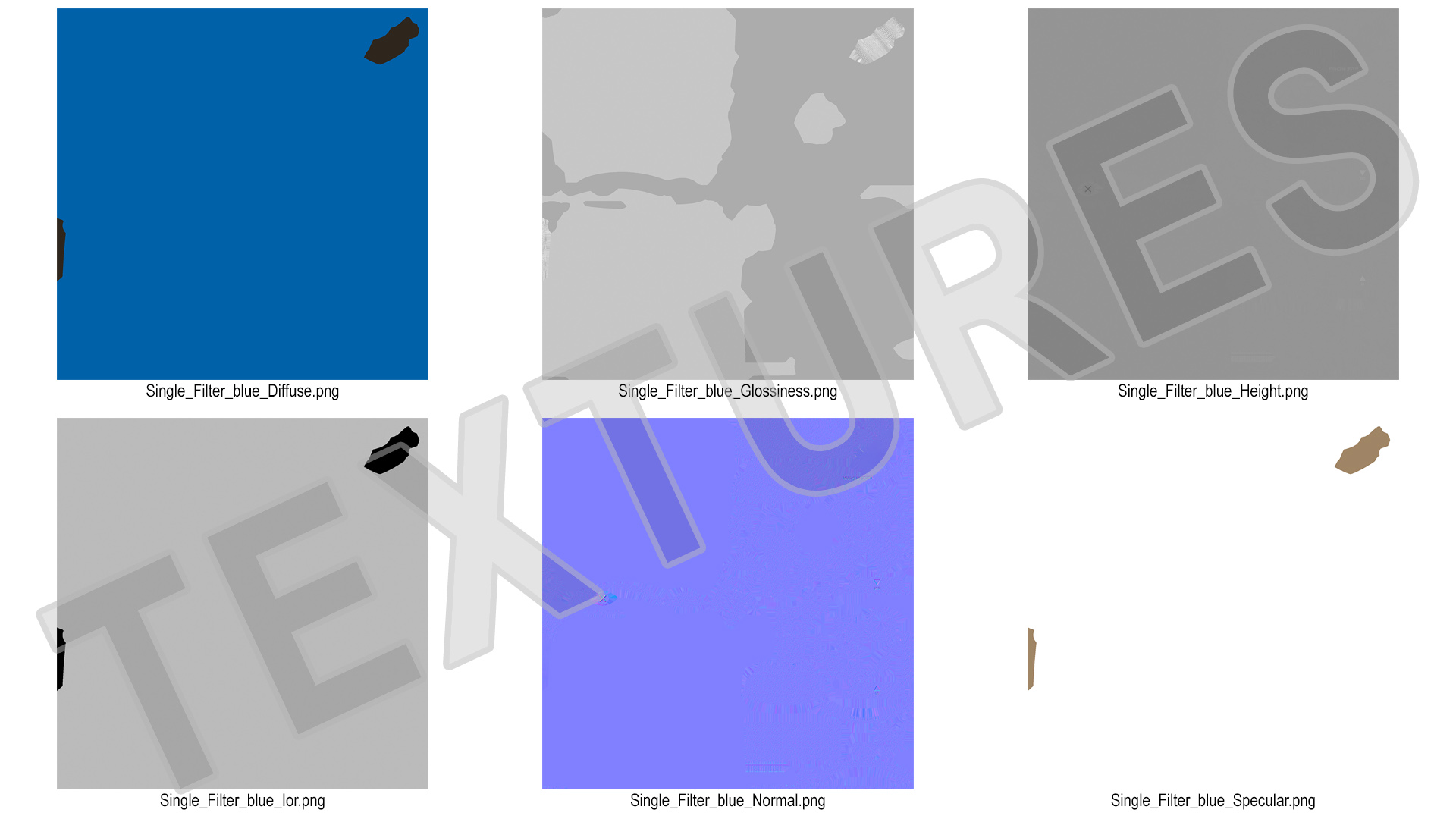 3D model Water Filter Housing Blue