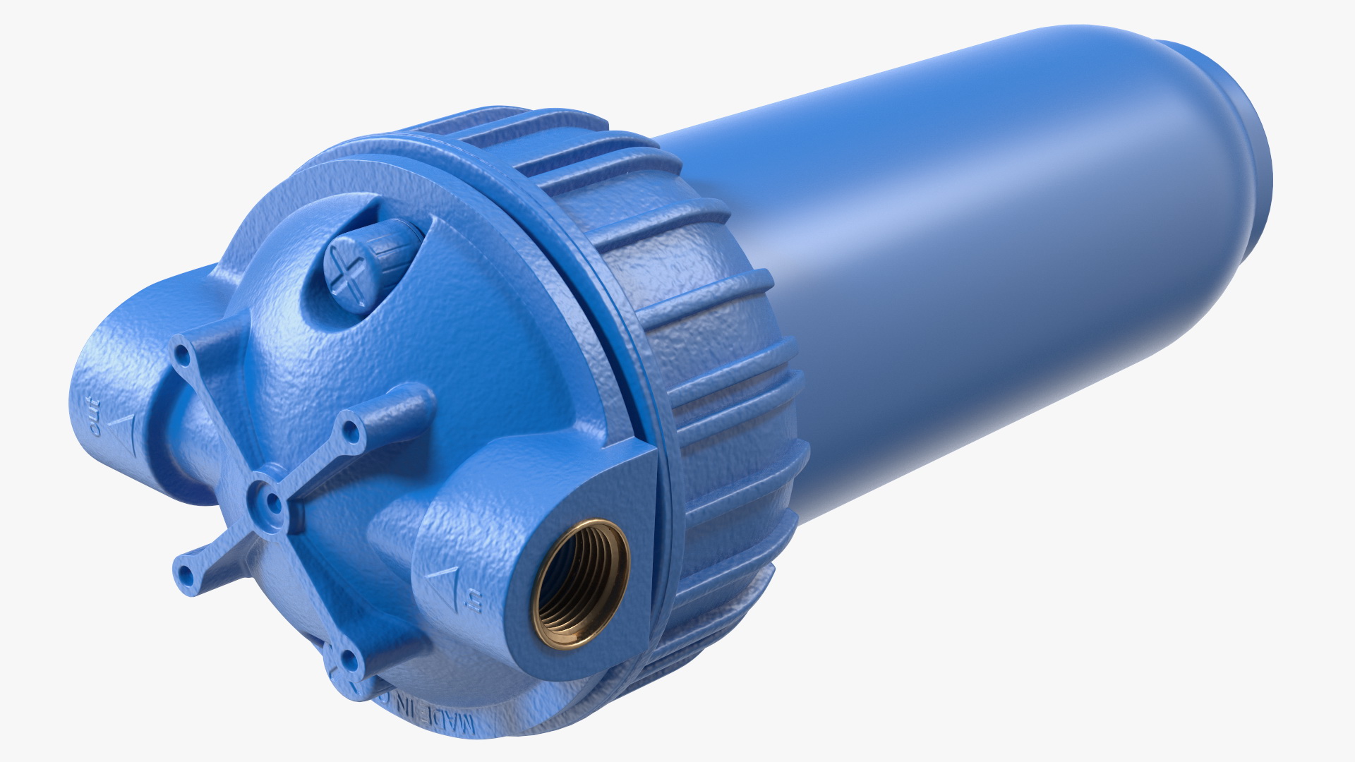 3D model Water Filter Housing Blue