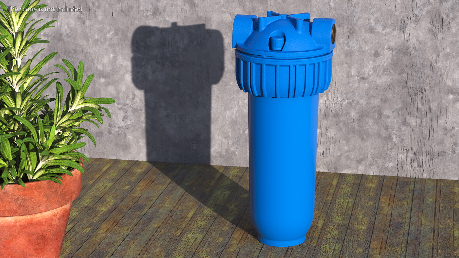 3D model Water Filter Housing Blue