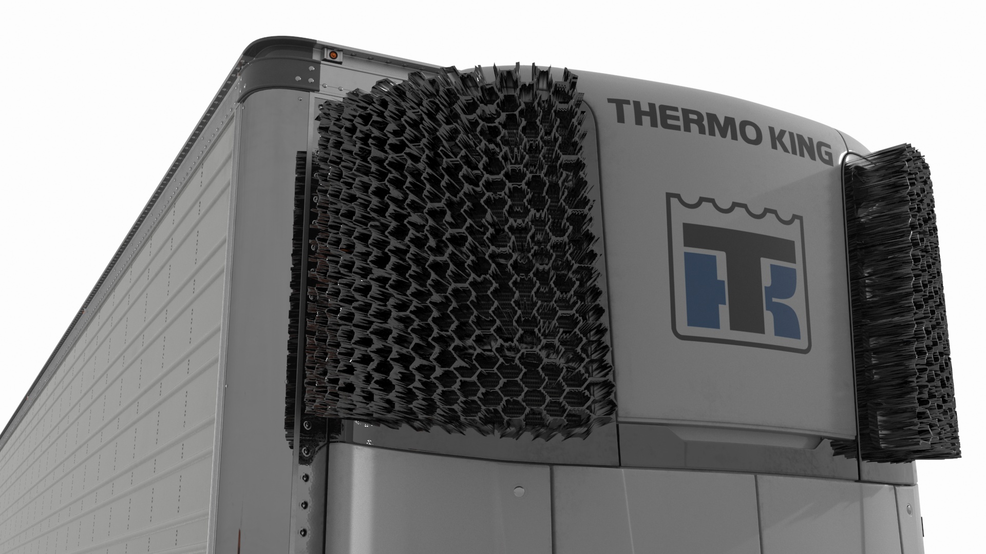 Mack CHU613 Truck with Vanguard Reefer Semi Trailer Refrigerator 3D model