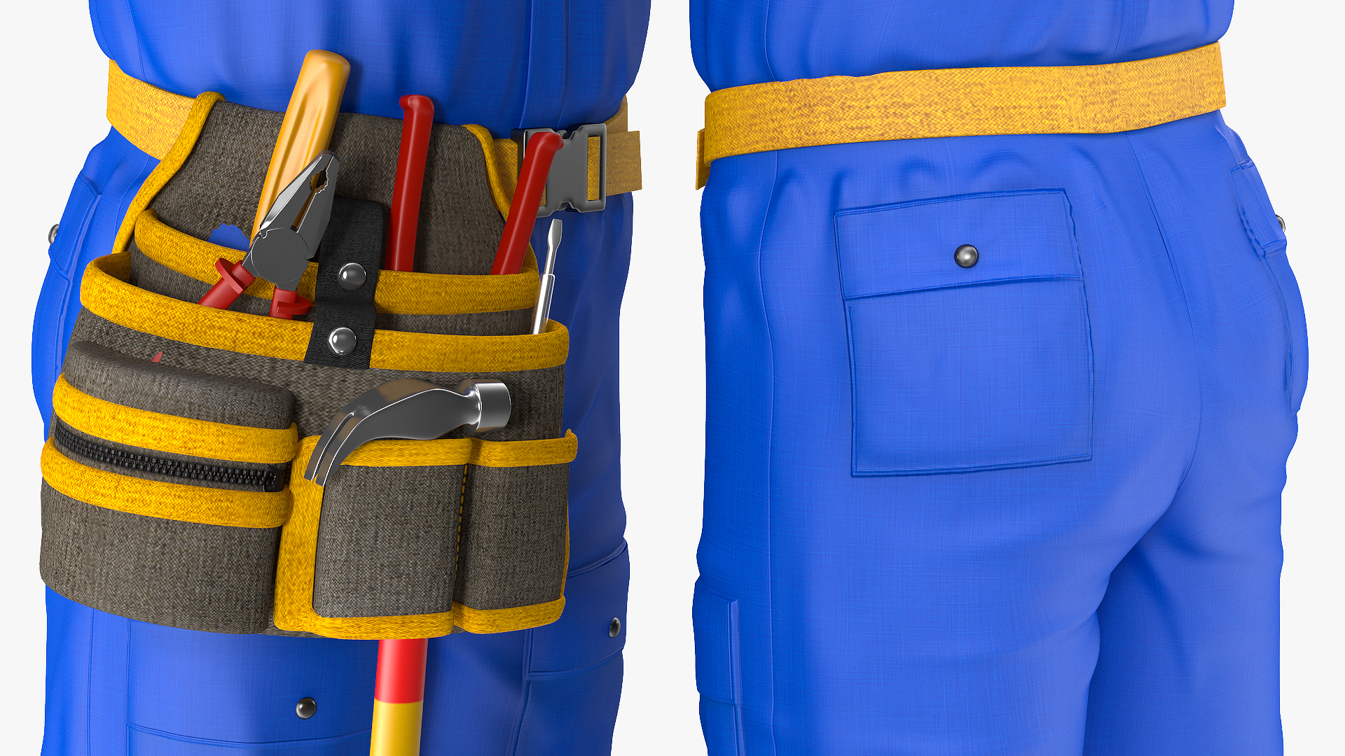 3D Electrician Rigged model