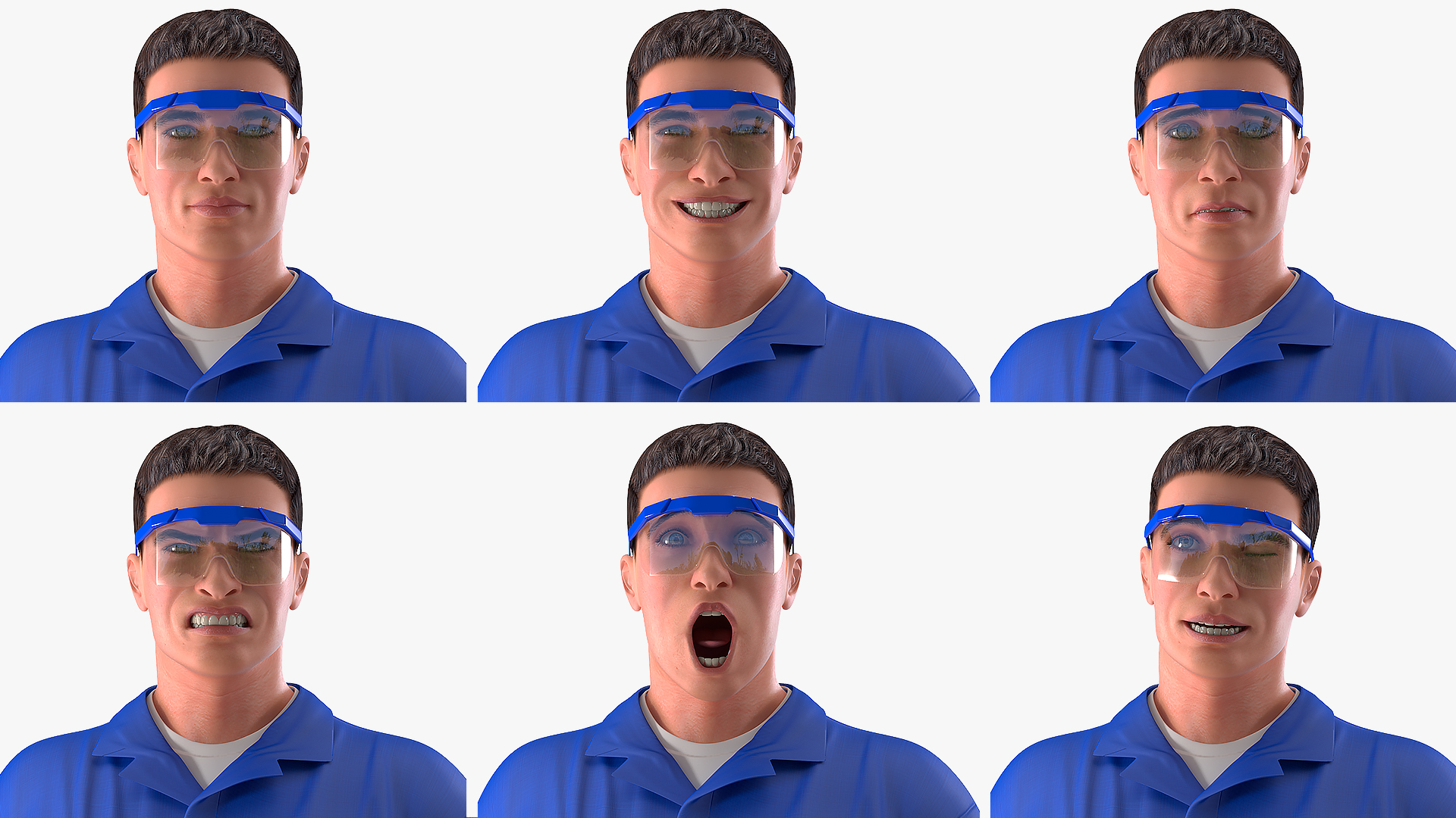 3D Electrician Rigged model