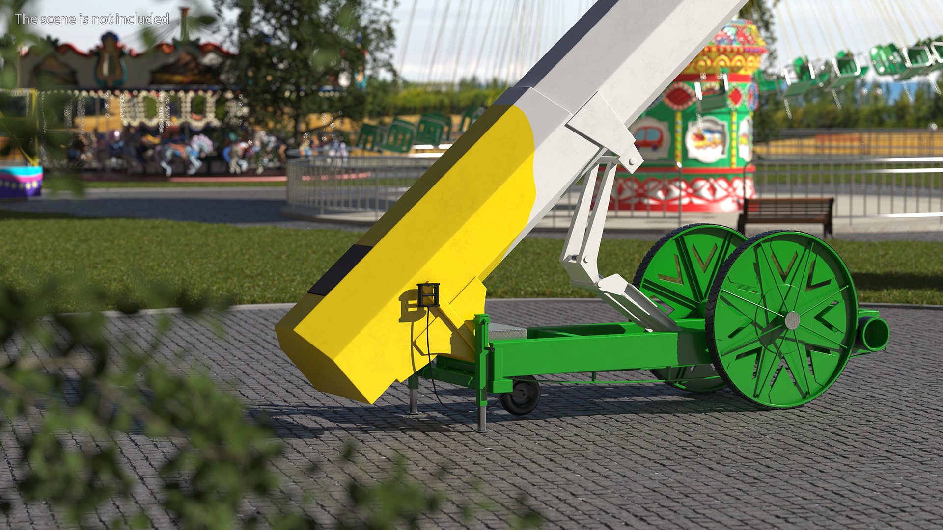 3D Circus Human Cannonball model