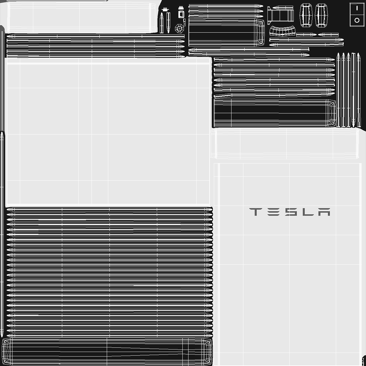 TESLA Powerwall 2 3D