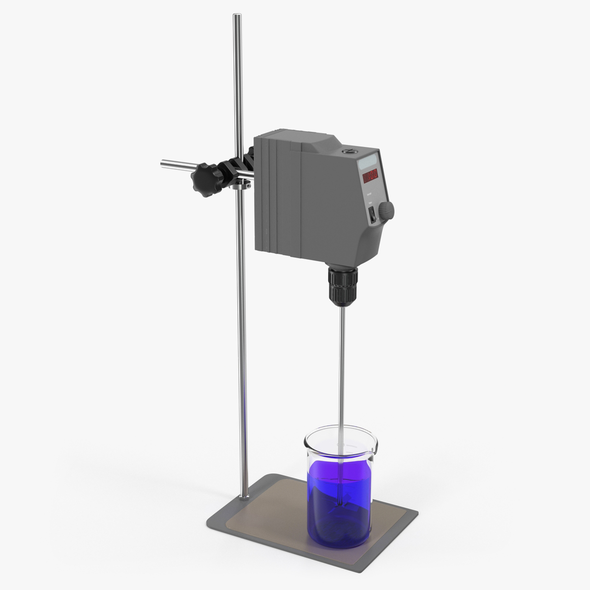 Laboratory Stirrer 3D Model, view 3