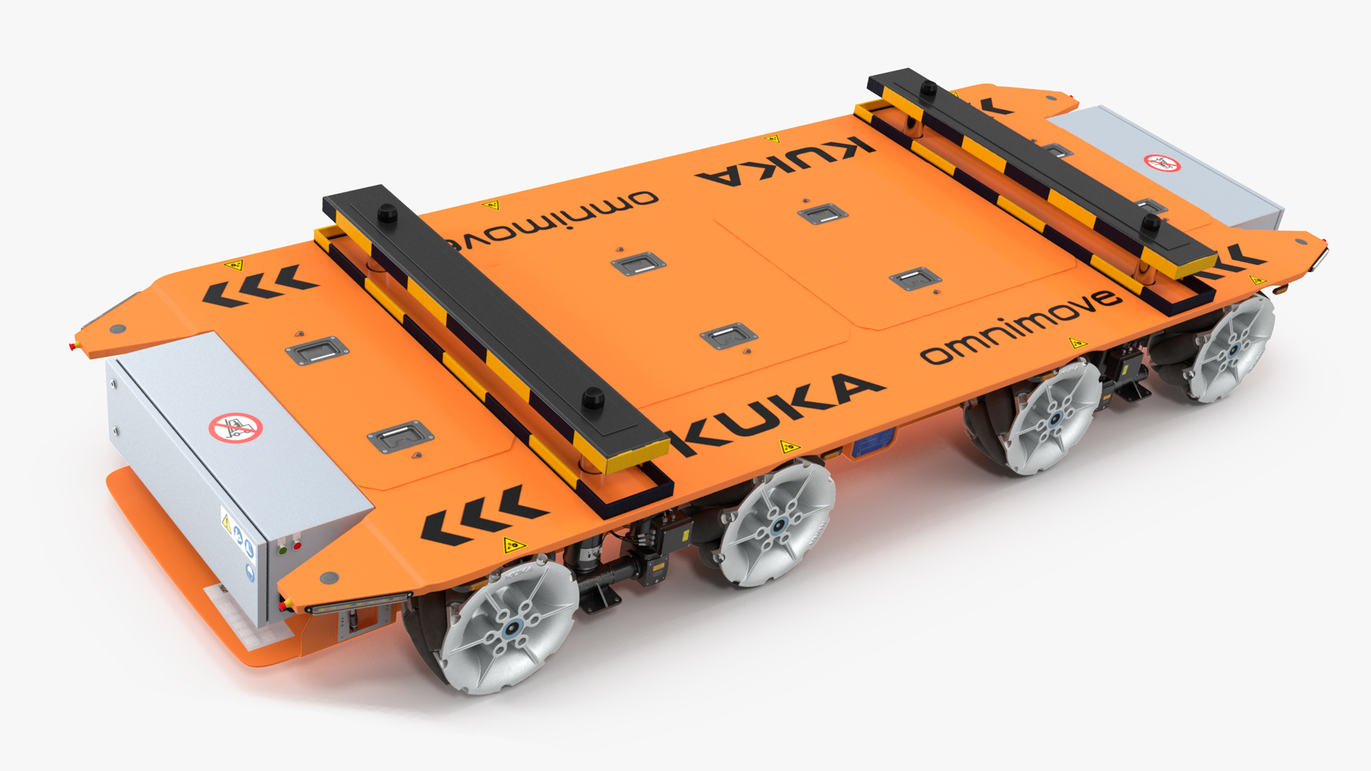 3D Omnimove KUKA Orange Rigged for Cinema 4D