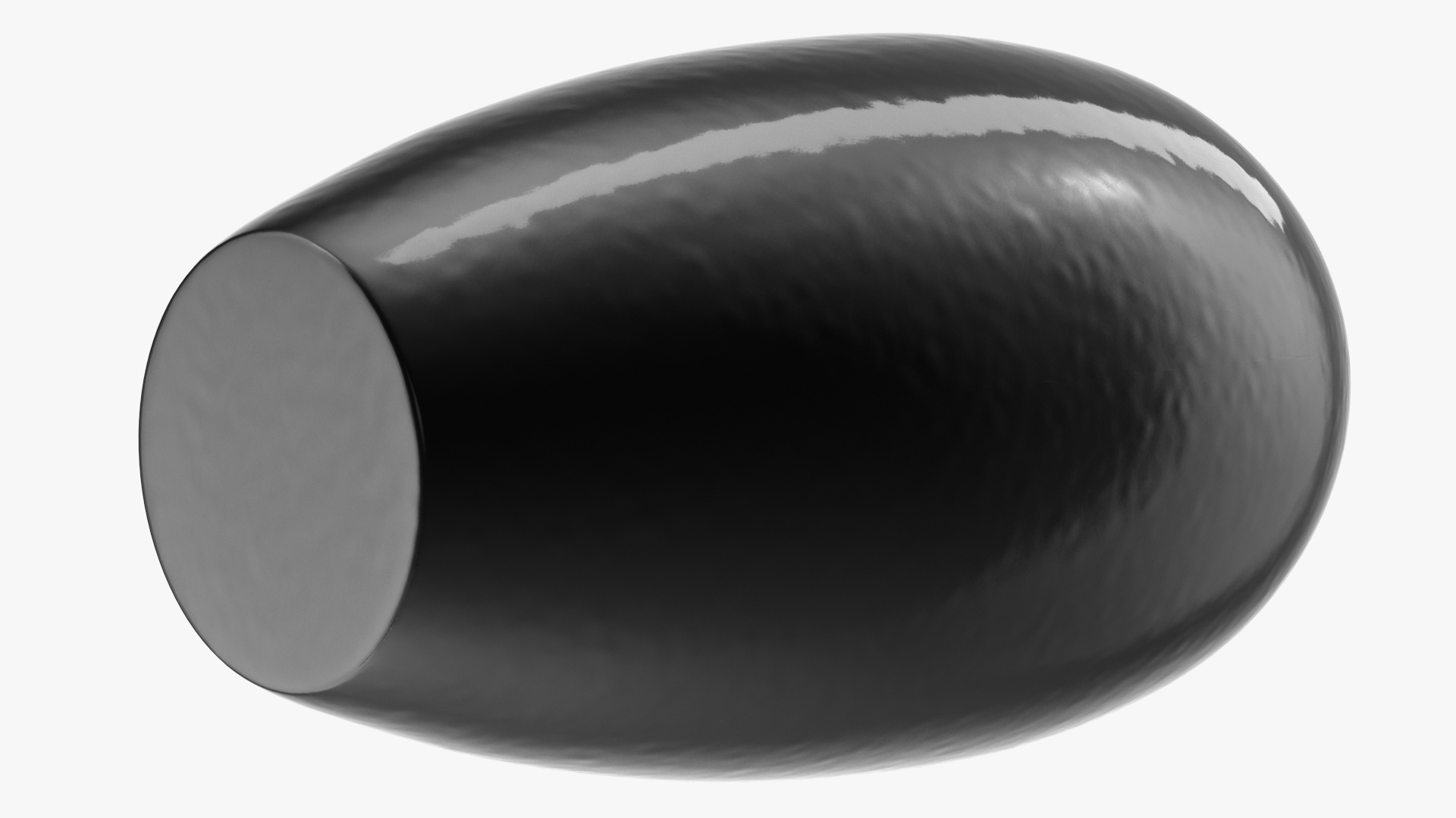 3D model Black Ceramic Flower Vase