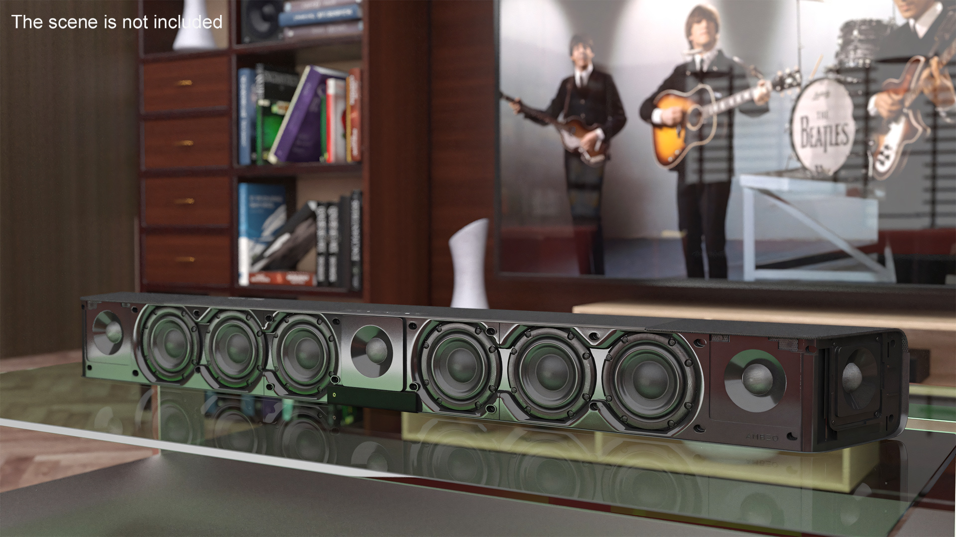 3D Modern Soundbar Speaker model