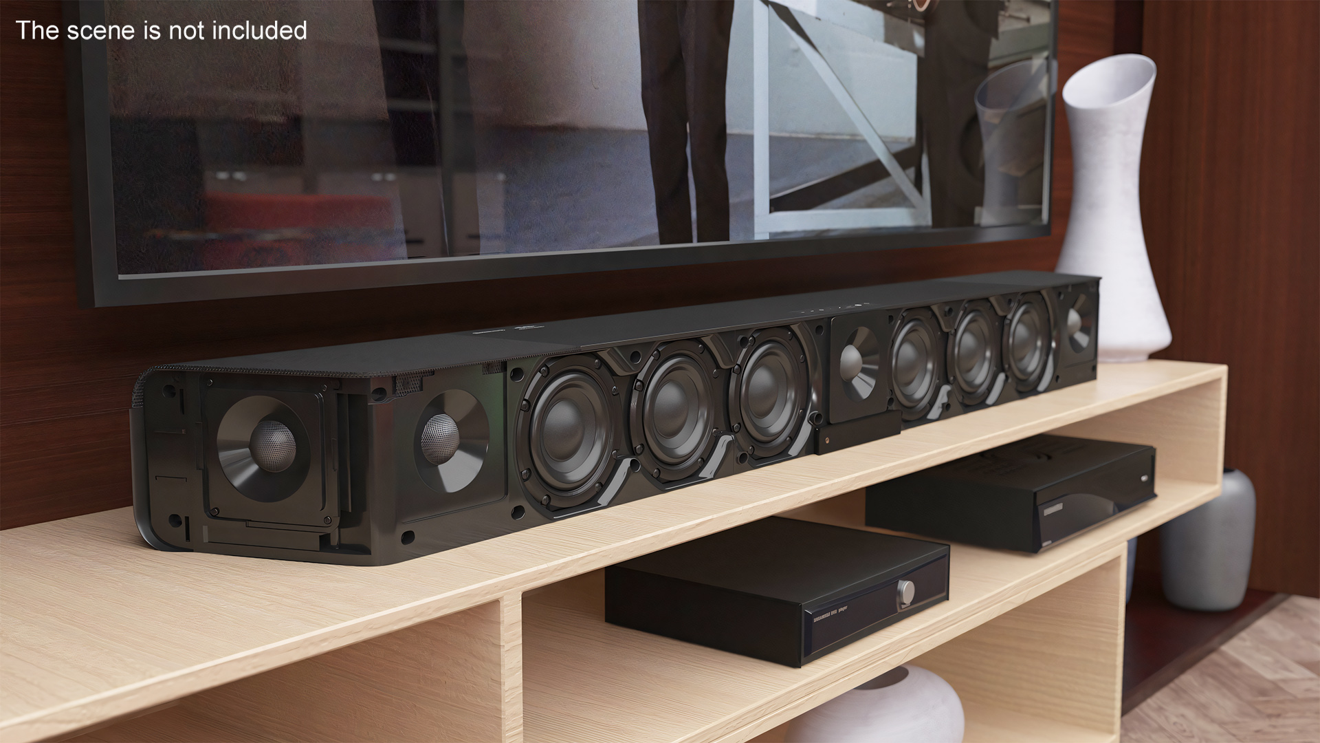 3D Modern Soundbar Speaker model