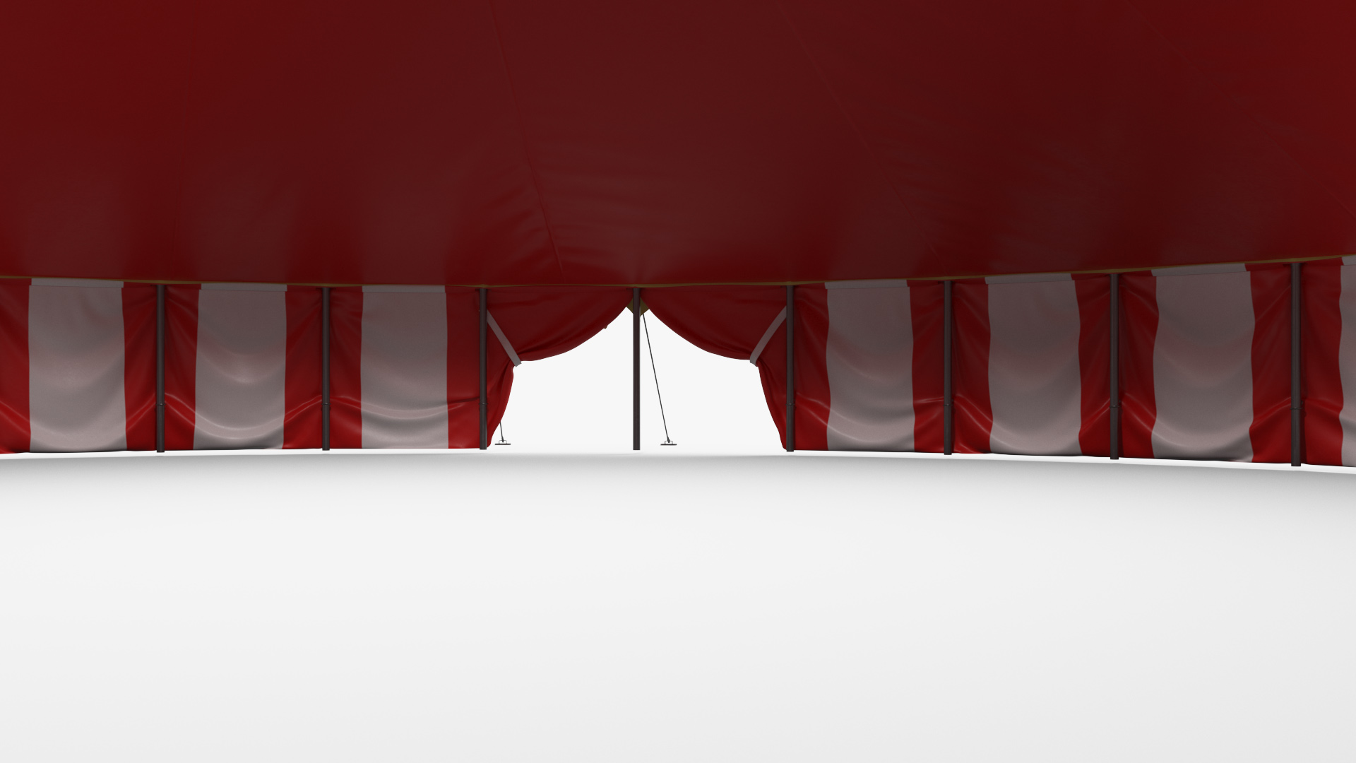 3D model Circus Tent Tricolor