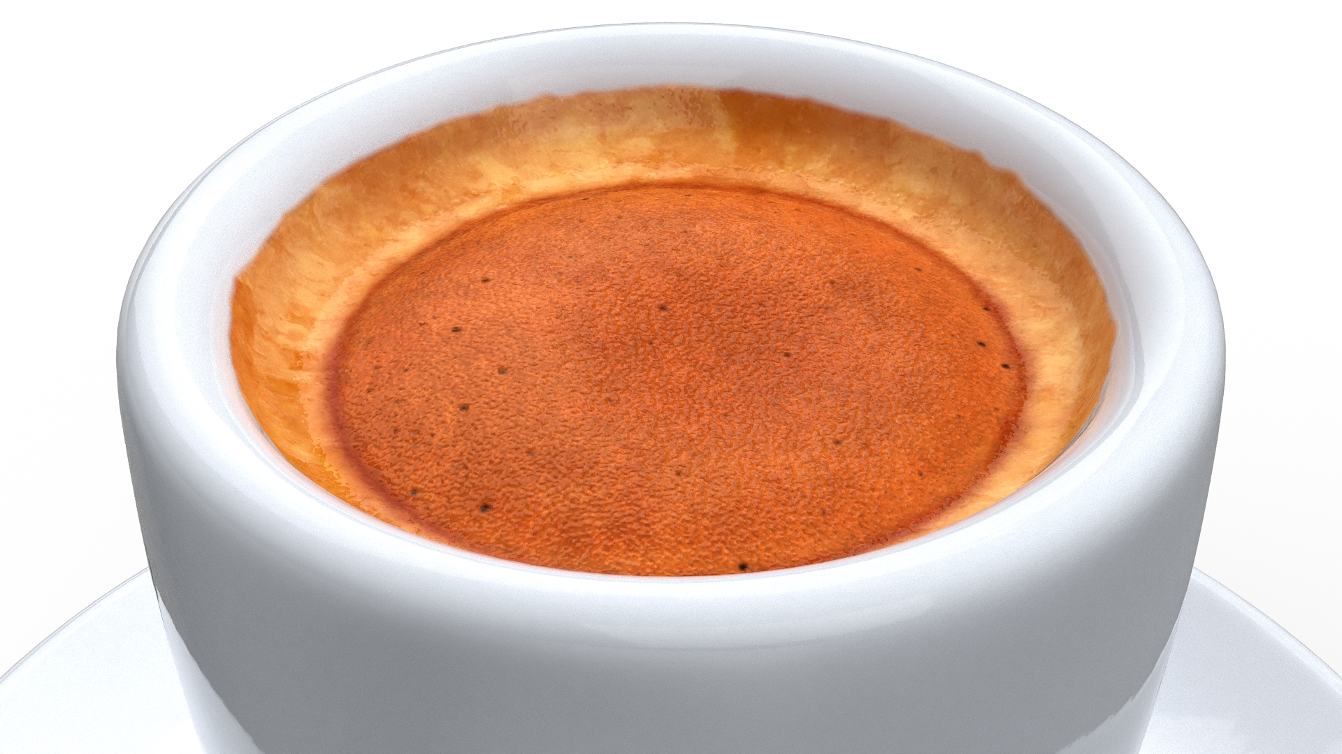 3D Traditional Espresso Coffee Cup