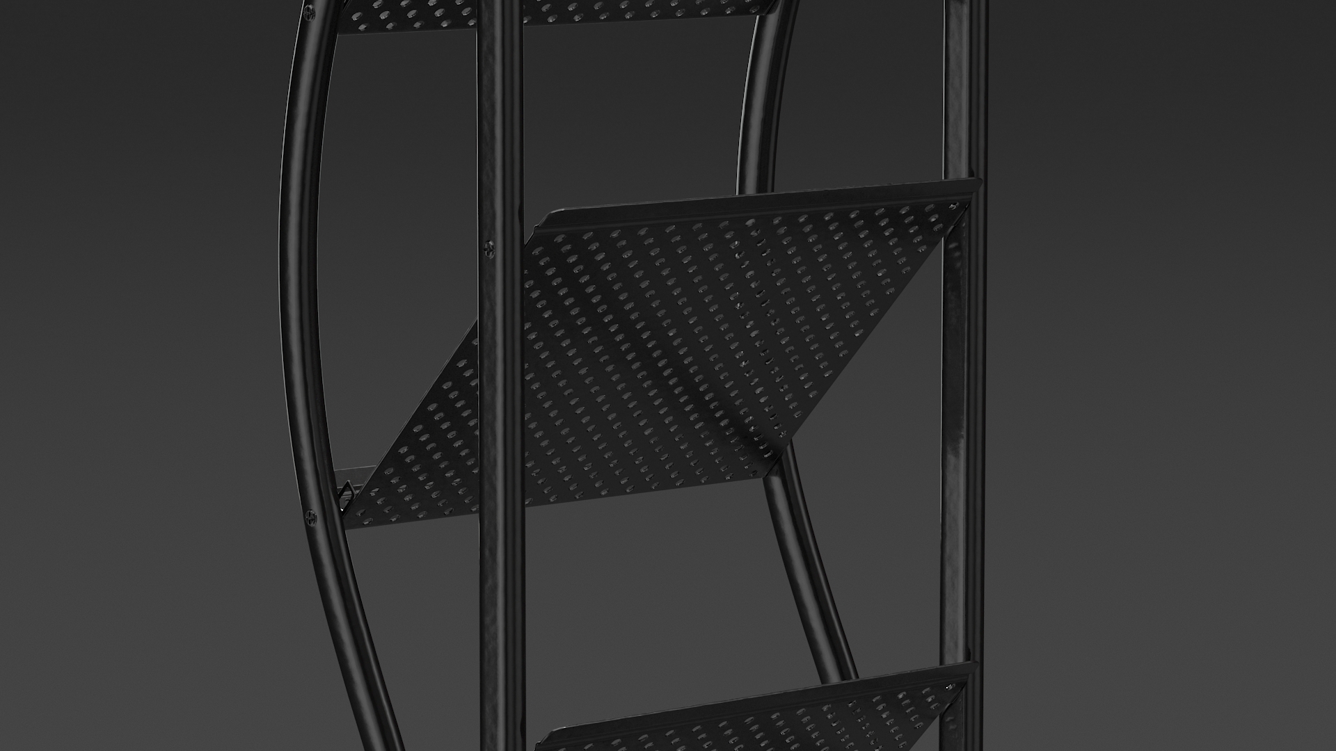 3D Reception with Magazine Rack Mockup Black
