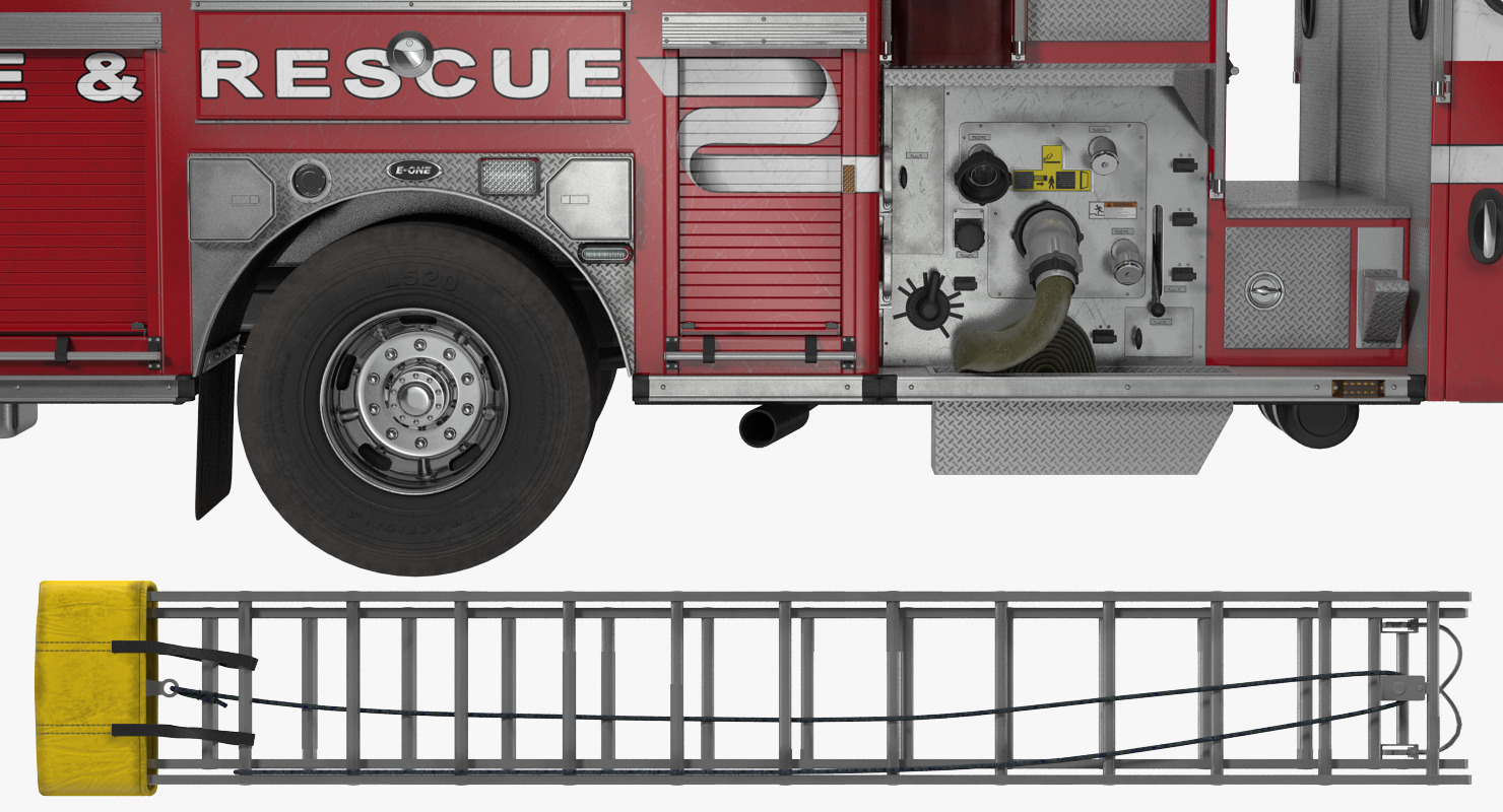 Eastside Fire Rescue E One Quest Pumper 3D model