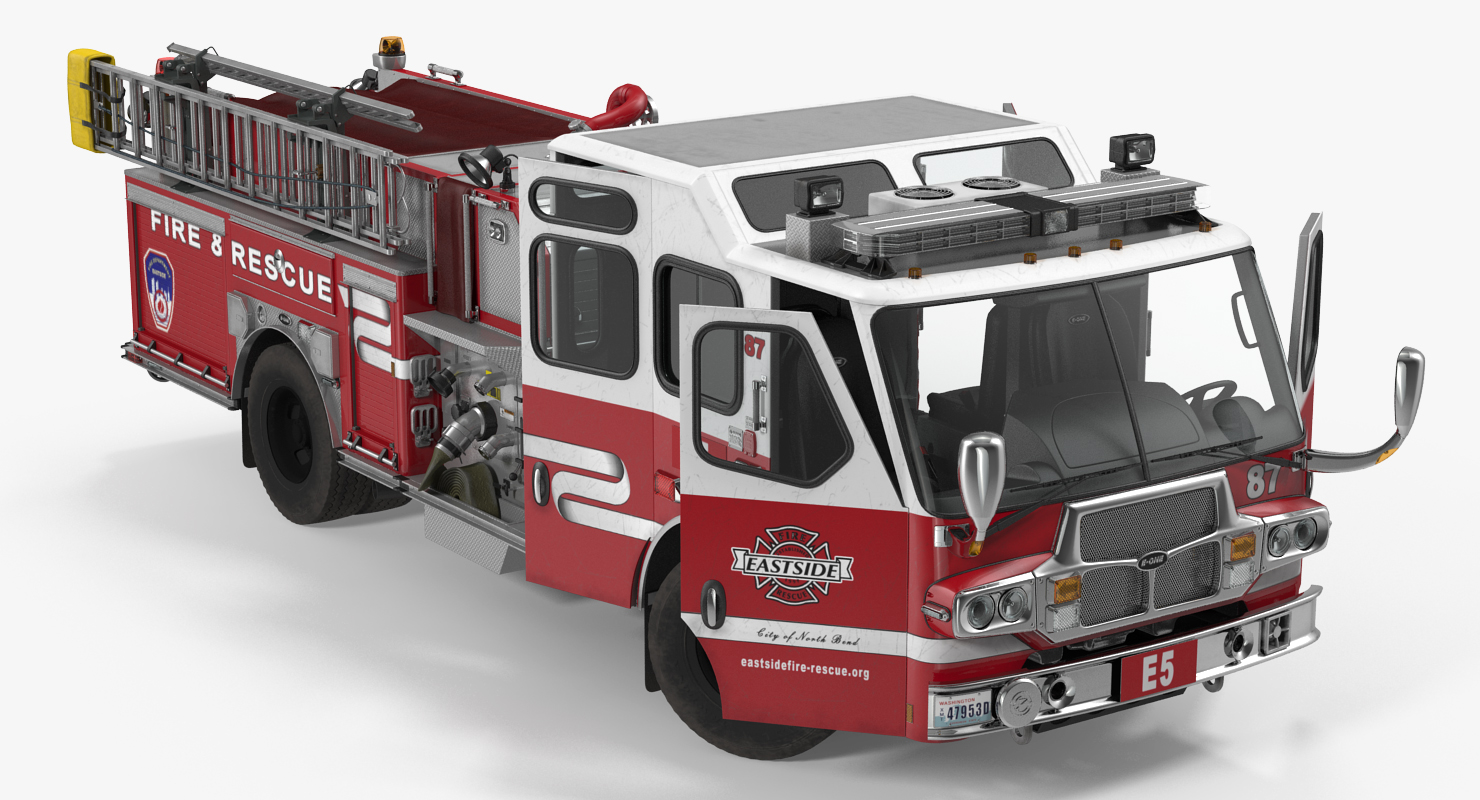 Eastside Fire Rescue E One Quest Pumper 3D model