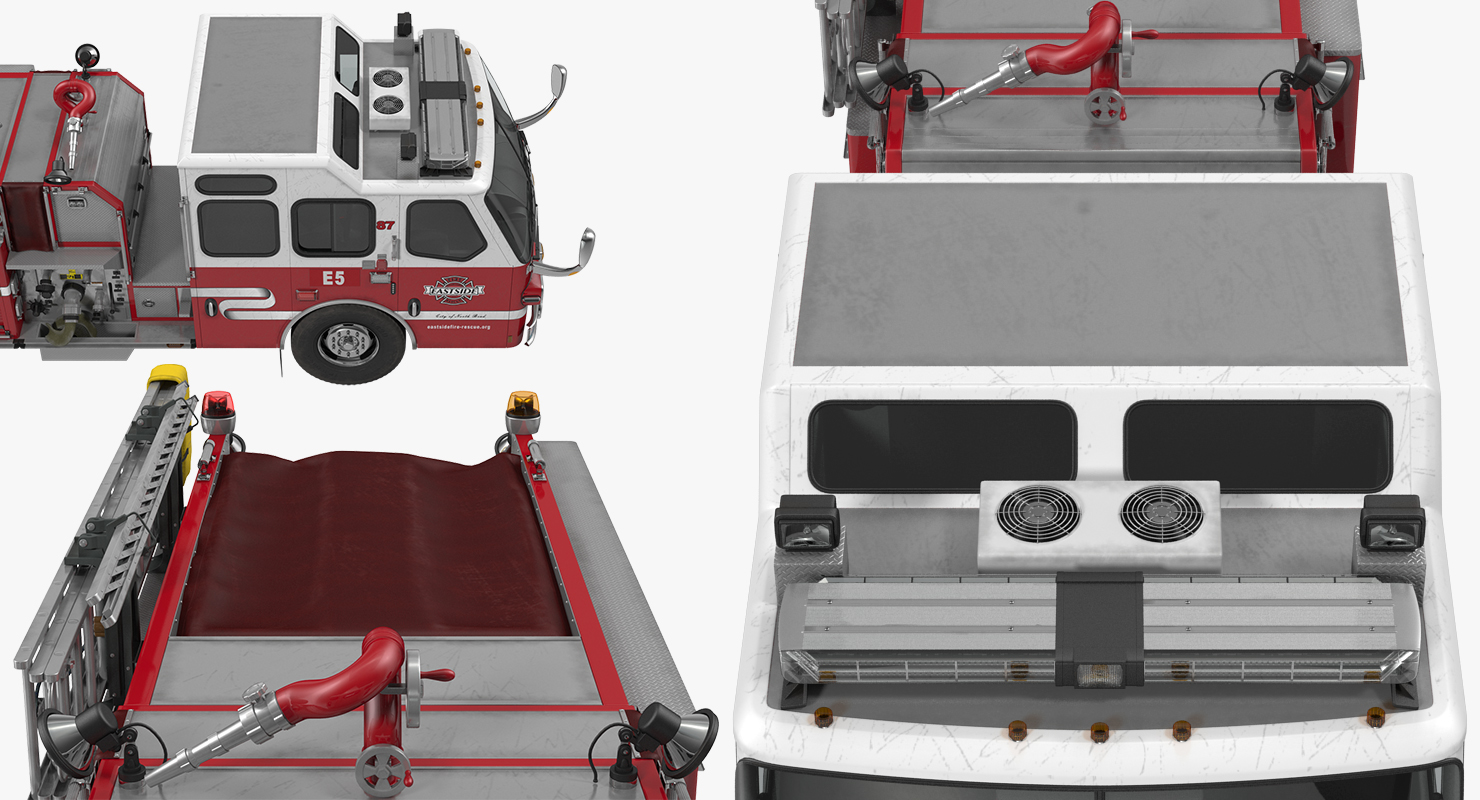 Eastside Fire Rescue E One Quest Pumper 3D model