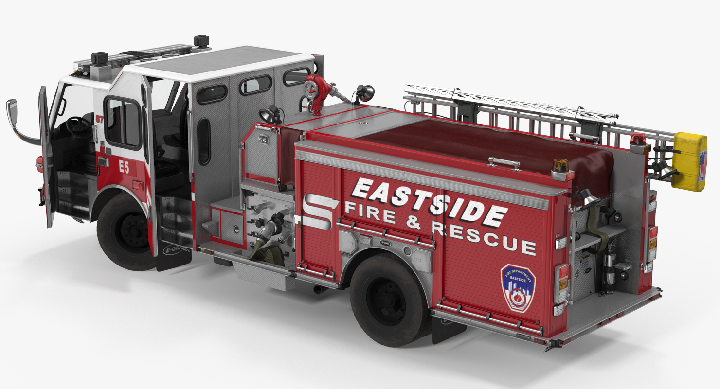 Eastside Fire Rescue E One Quest Pumper 3D model