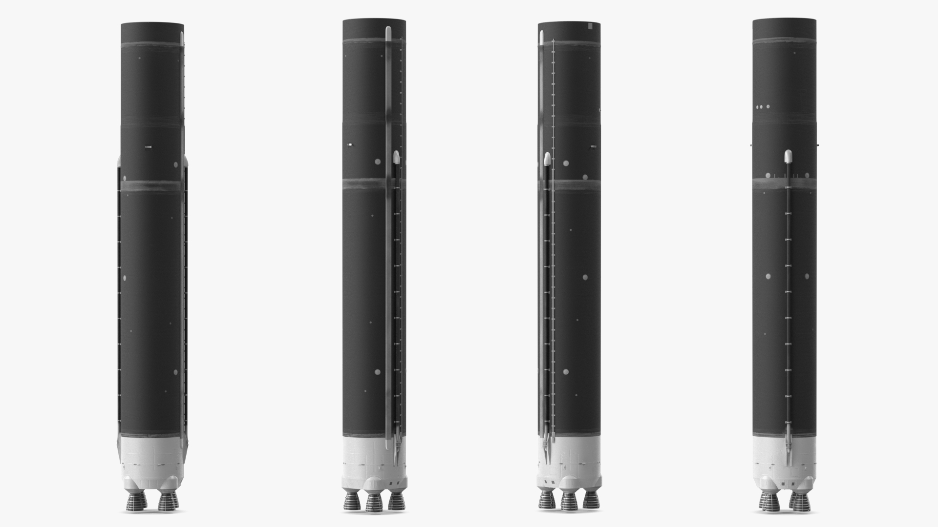 3D model Space Launch System Core Stage