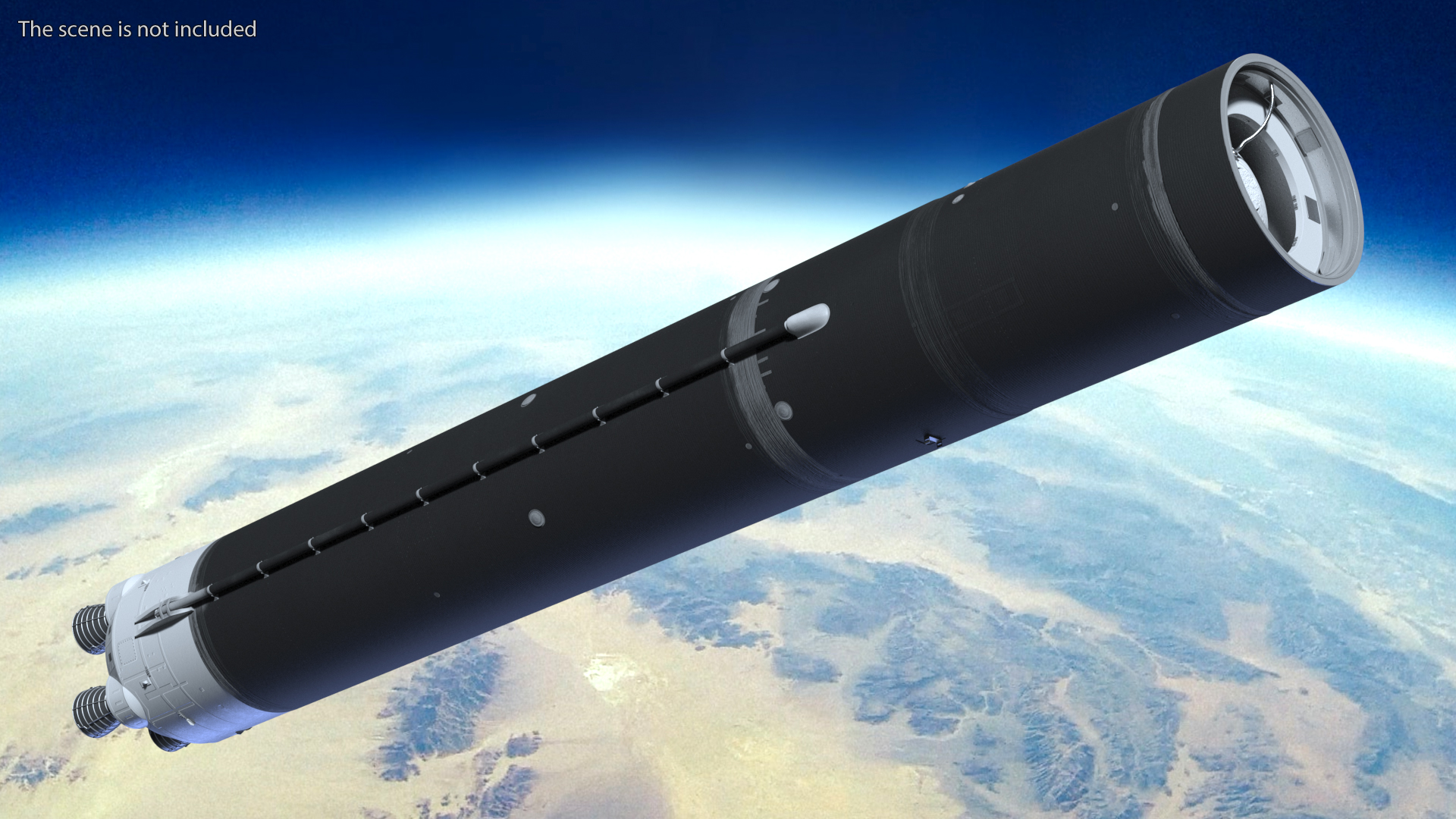 3D model Space Launch System Core Stage