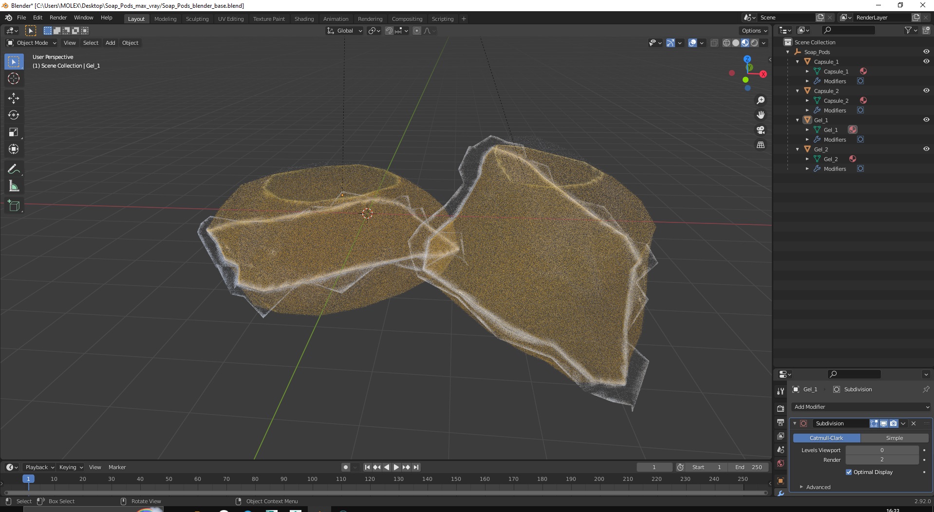 Soap Pods 3D model