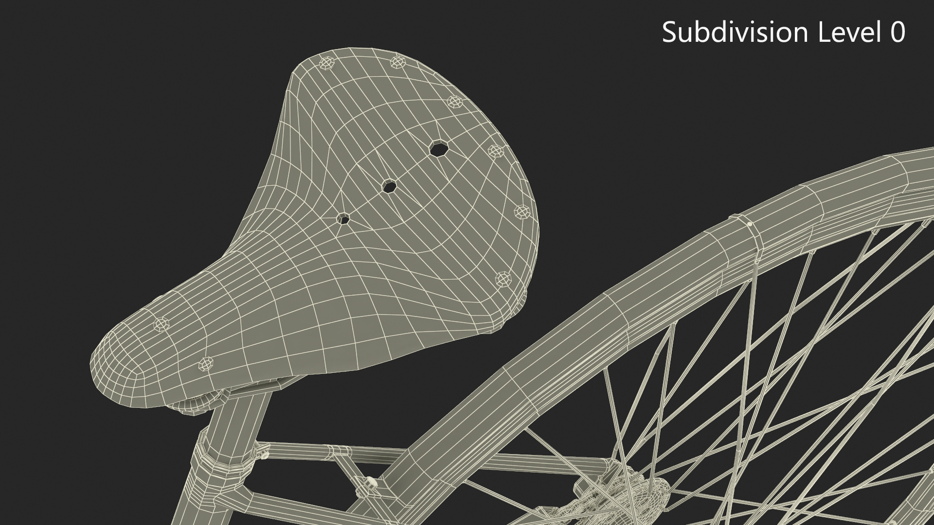 3D model Vintage City Bicycle