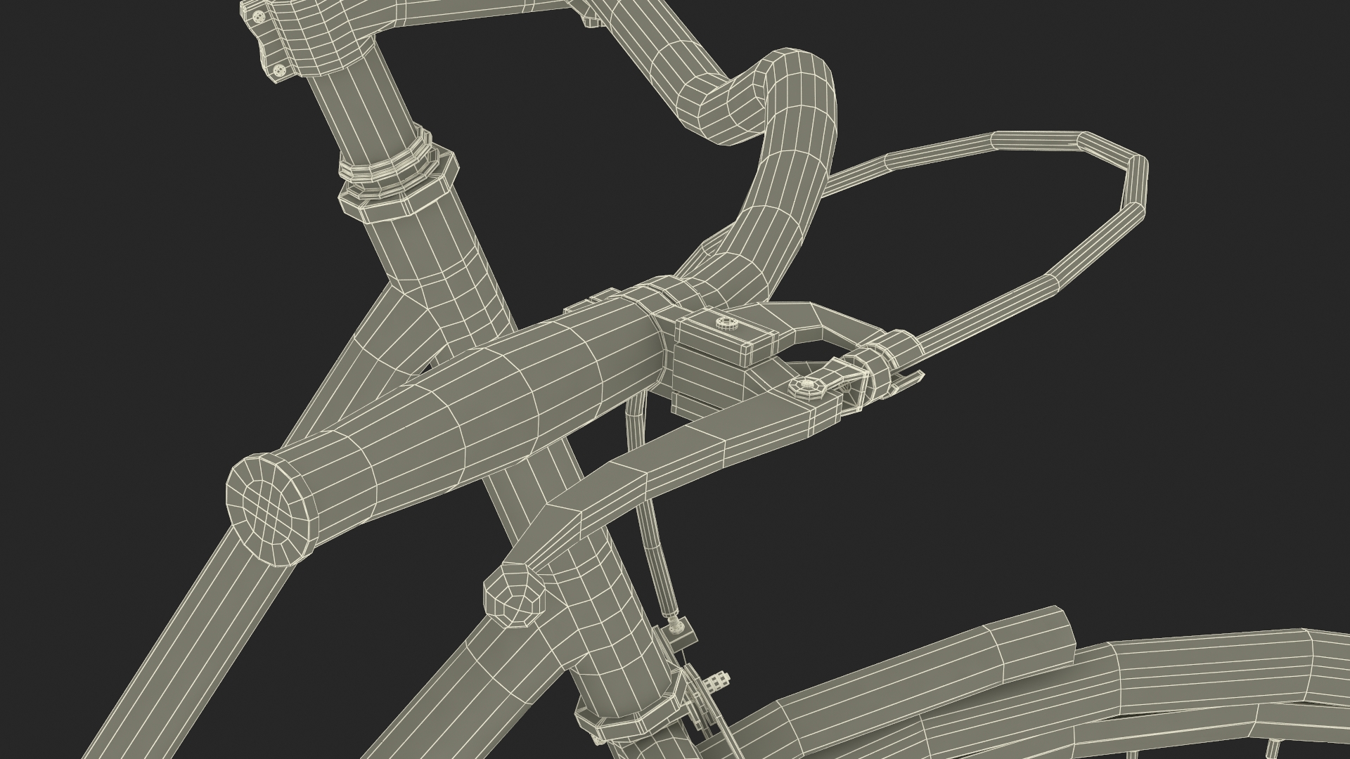 3D model Vintage City Bicycle