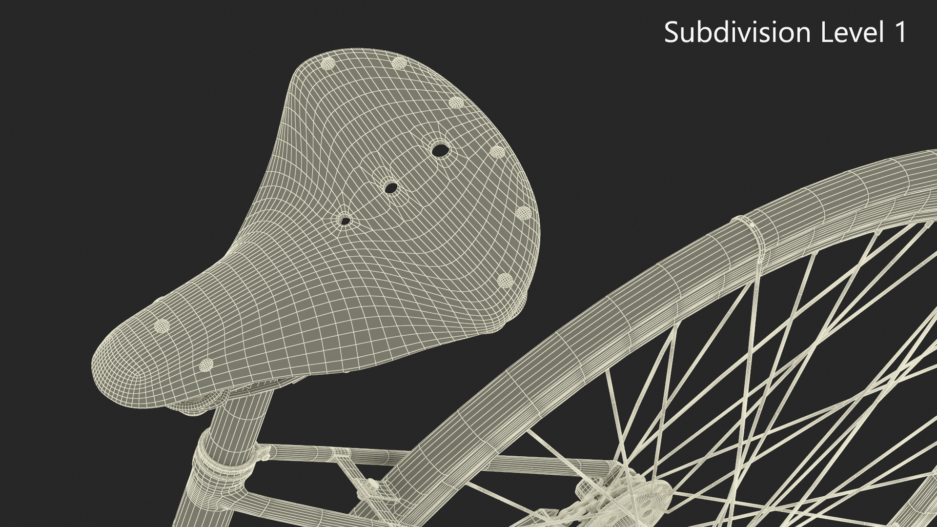 3D model Vintage City Bicycle