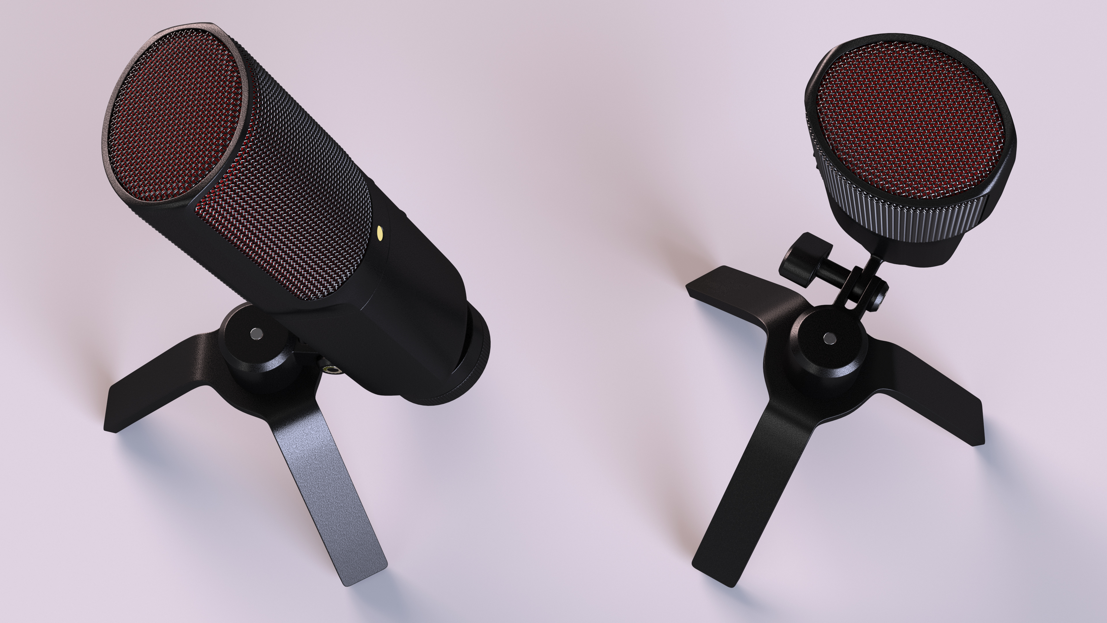Professional Podcasting Microphone 3D model