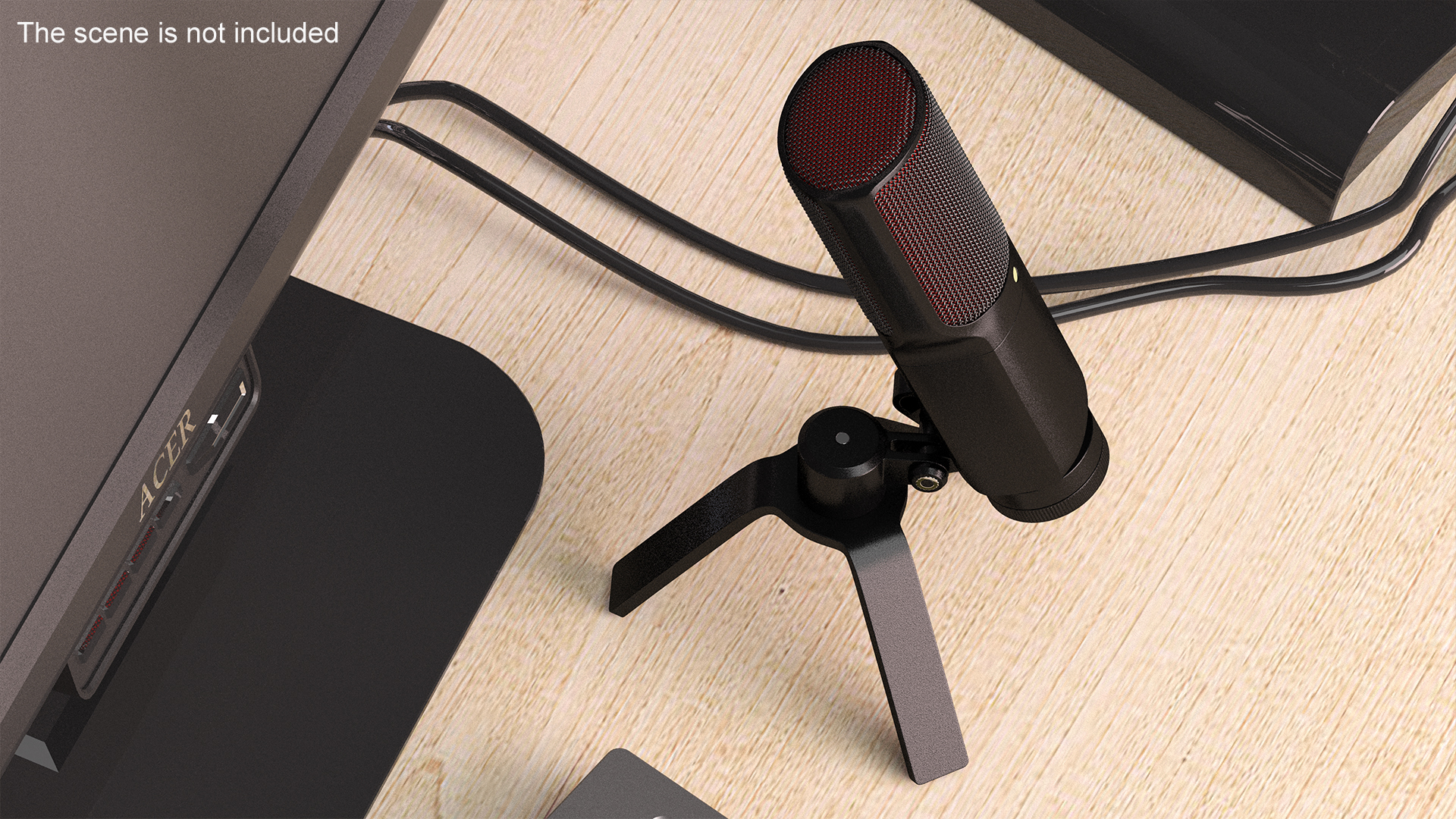 Professional Podcasting Microphone 3D model